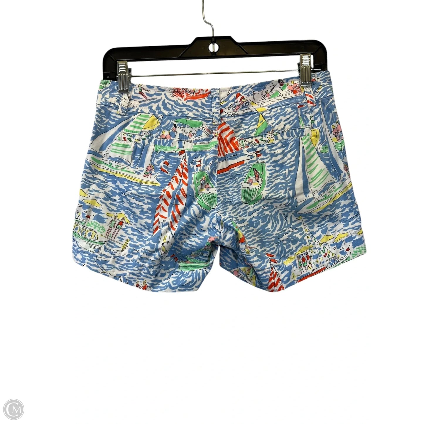 Shorts By Lilly Pulitzer In Blue & Green, Size: 0