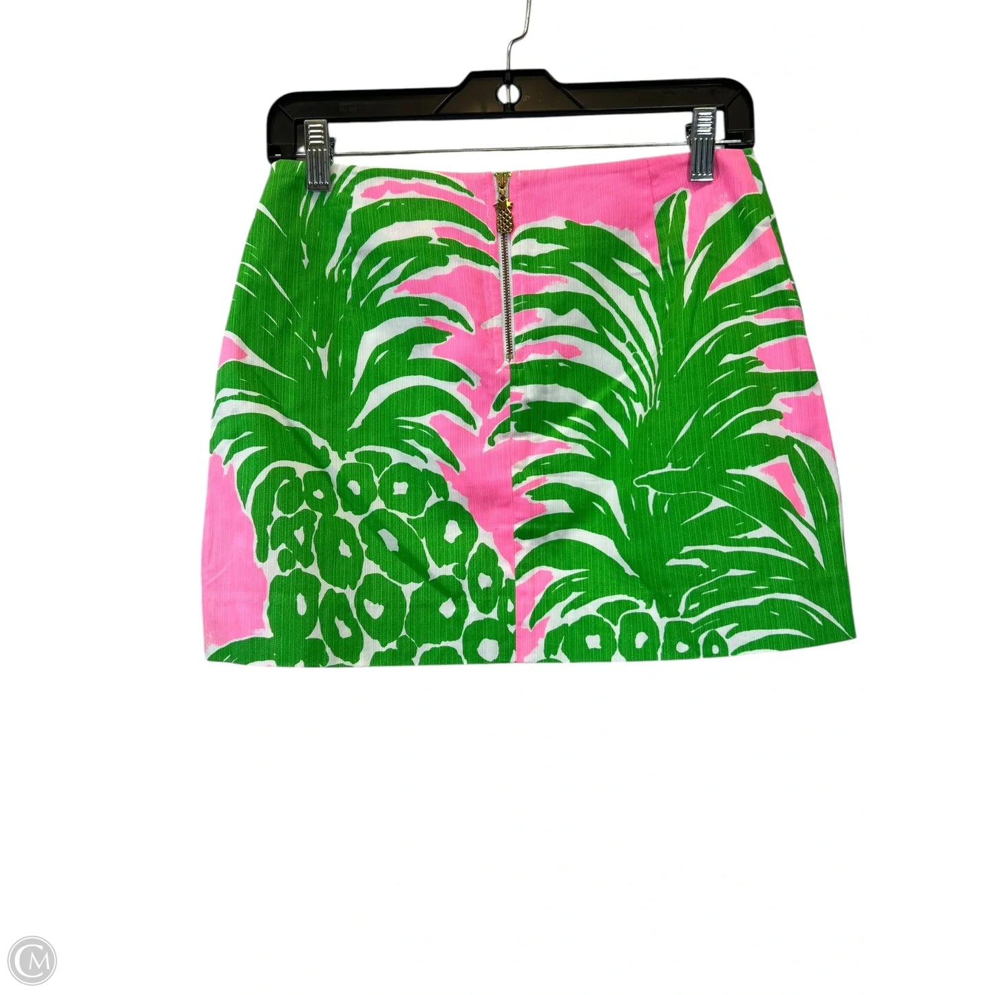 Skirt Mini & Short By Lilly Pulitzer In Green & Pink, Size: 0