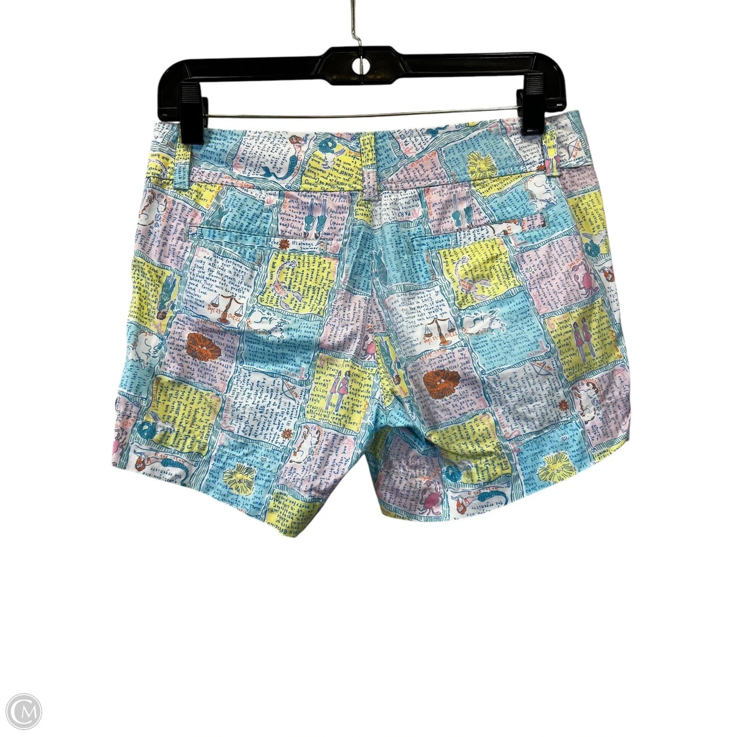 Shorts By Lilly Pulitzer In Pink & Yellow, Size: 0