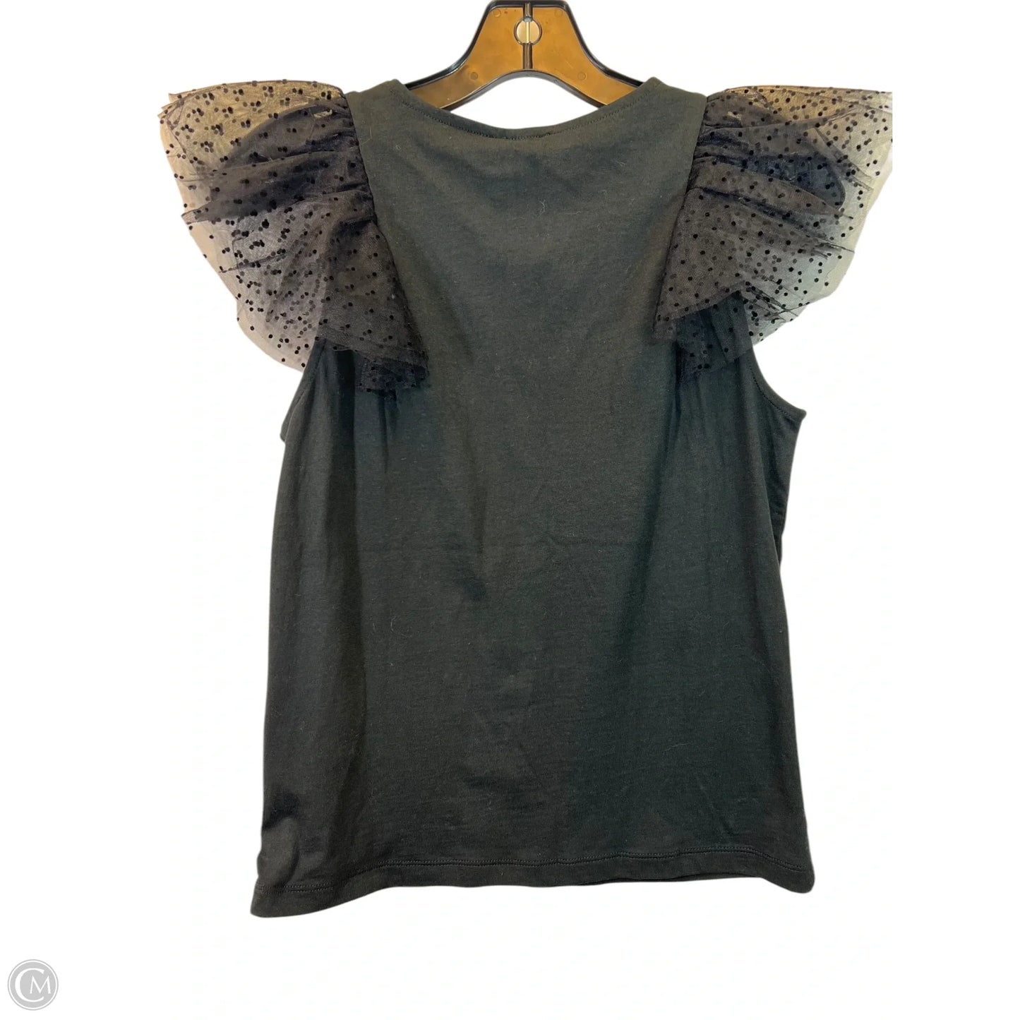Top Short Sleeve By Loft In Black, Size: Xs
