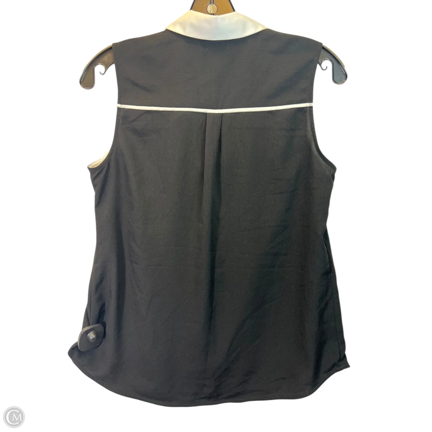 Top Sleeveless By White House Black Market In Black & White, Size: Xs