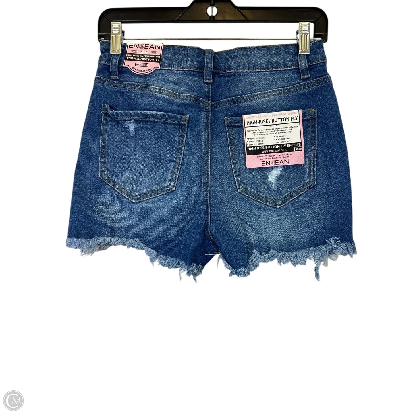 Shorts By Enjean In Blue Denim, Size: M