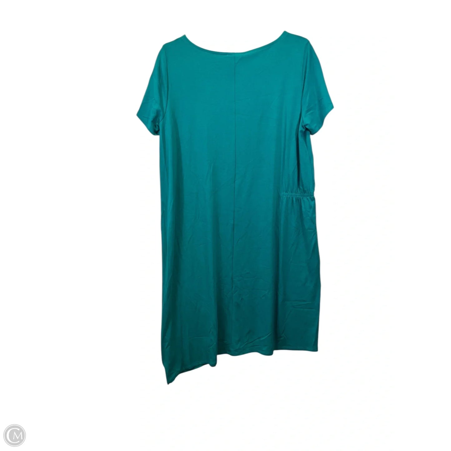 Dress Designer By Eileen Fisher In Teal, Size: S