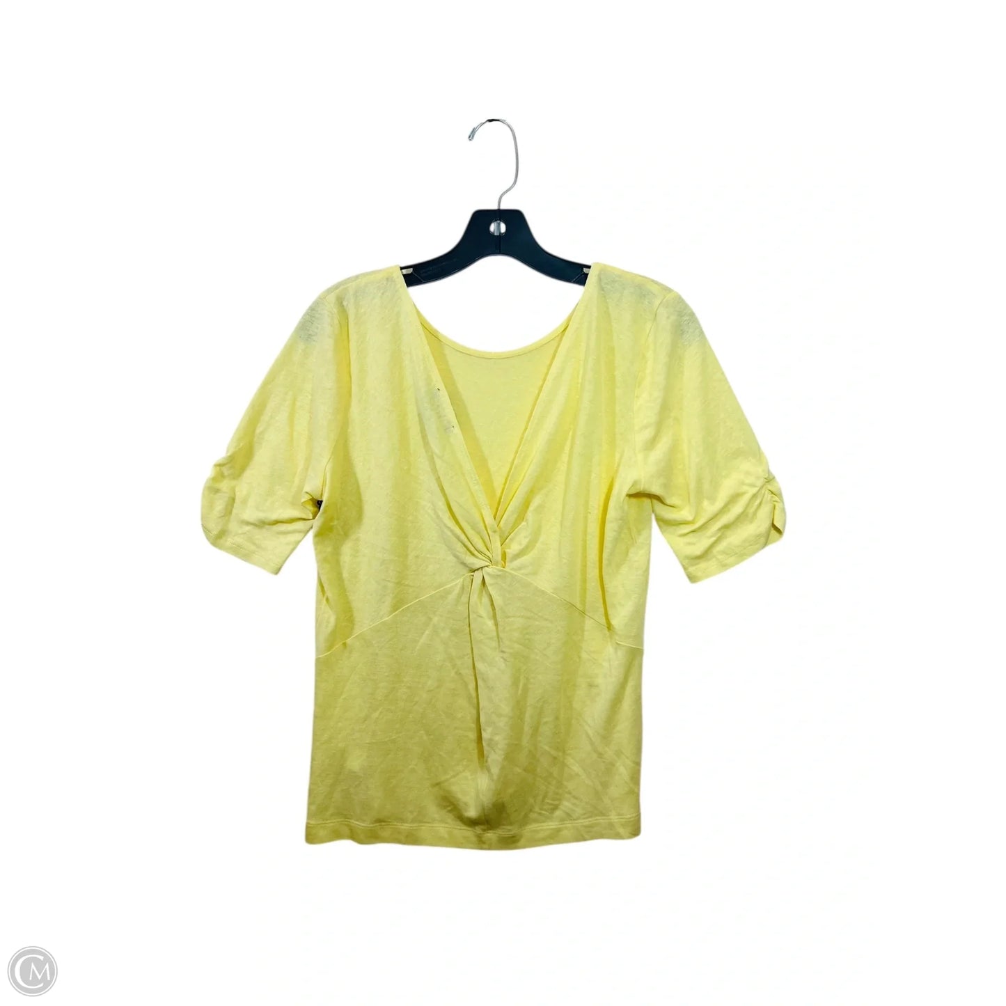Top Short Sleeve By 1.state In Yellow, Size: M