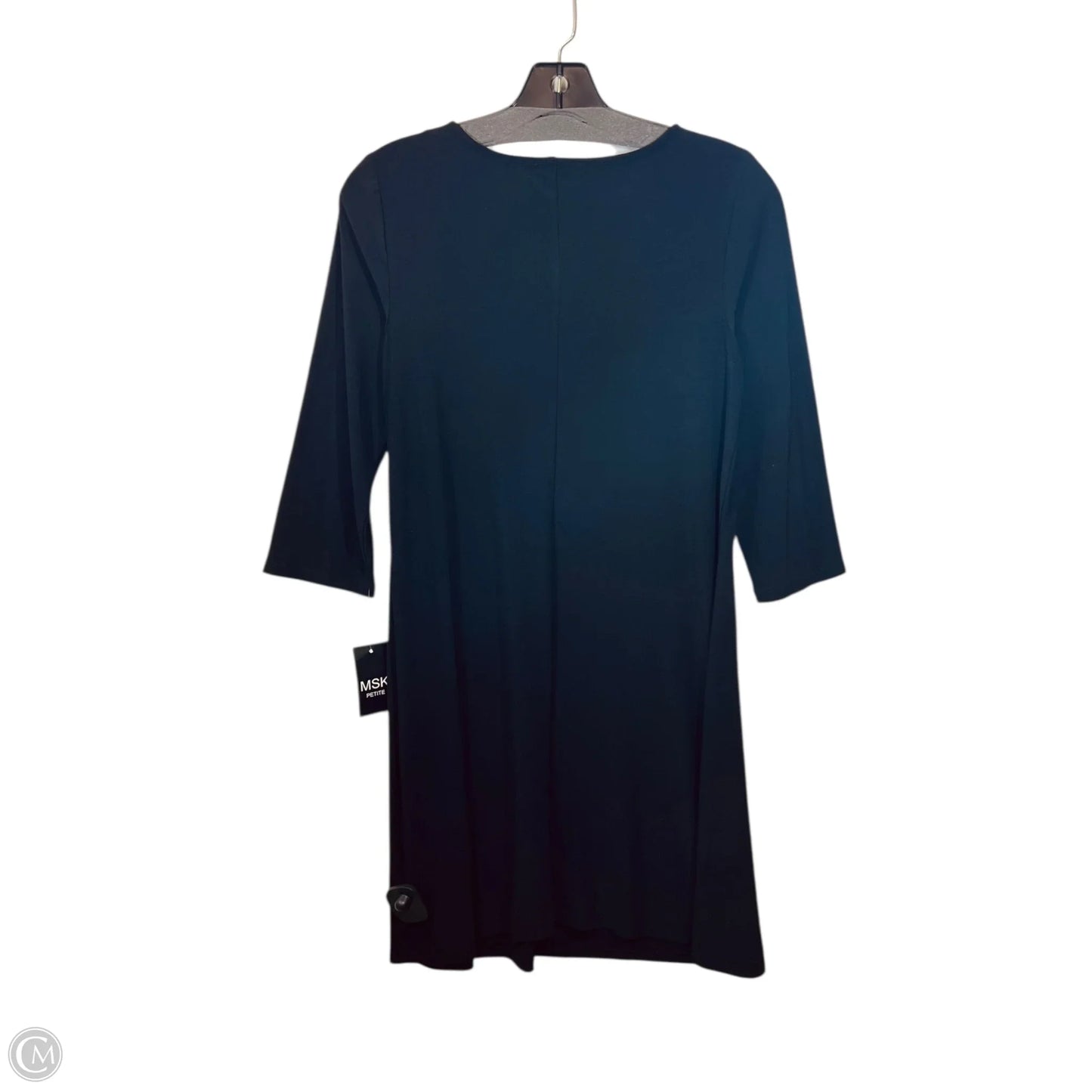 Dress Casual Midi By Msk In Black & Gold, Size: Mp