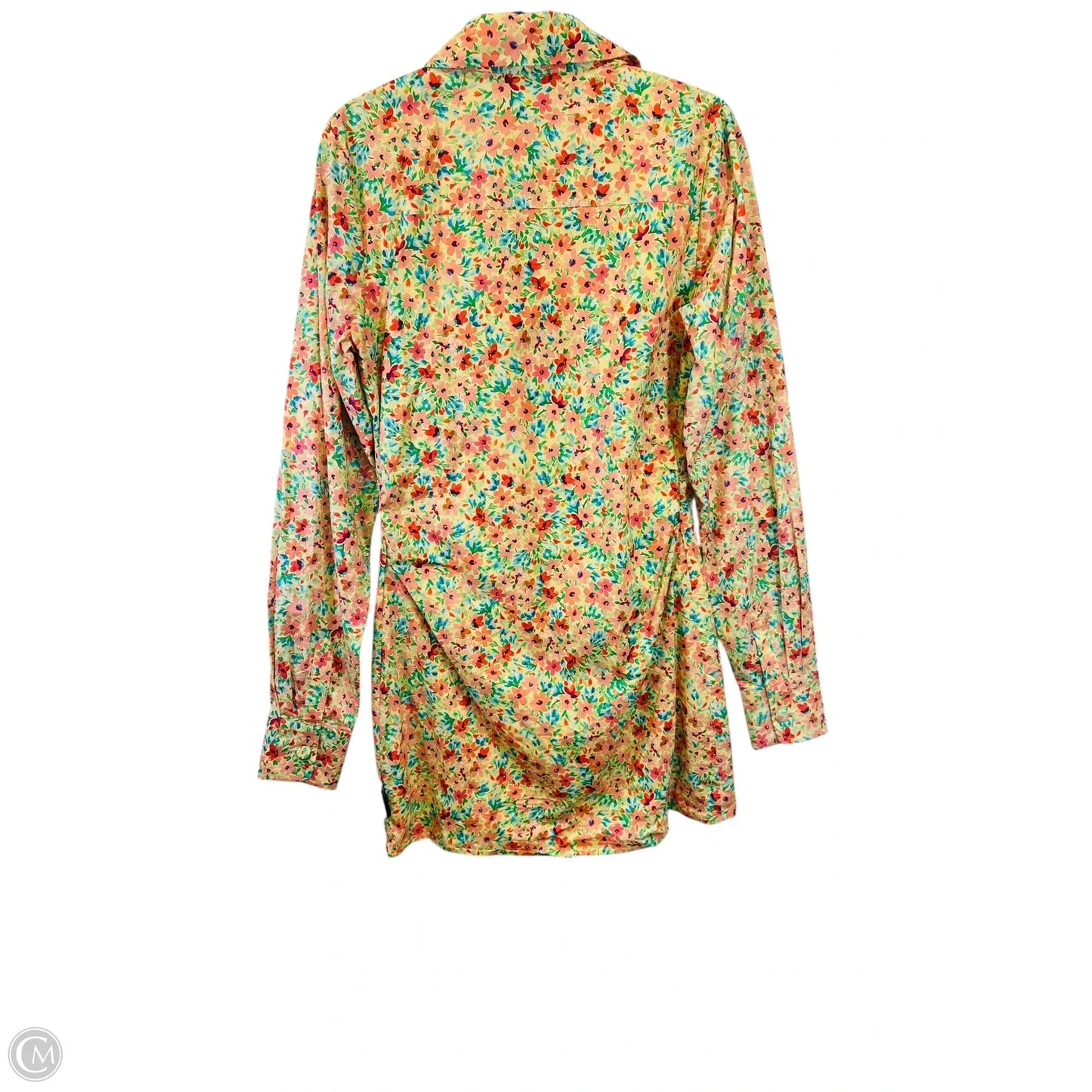 Top Long Sleeve Designer By Lovers & Friends In Floral Print, Size: M