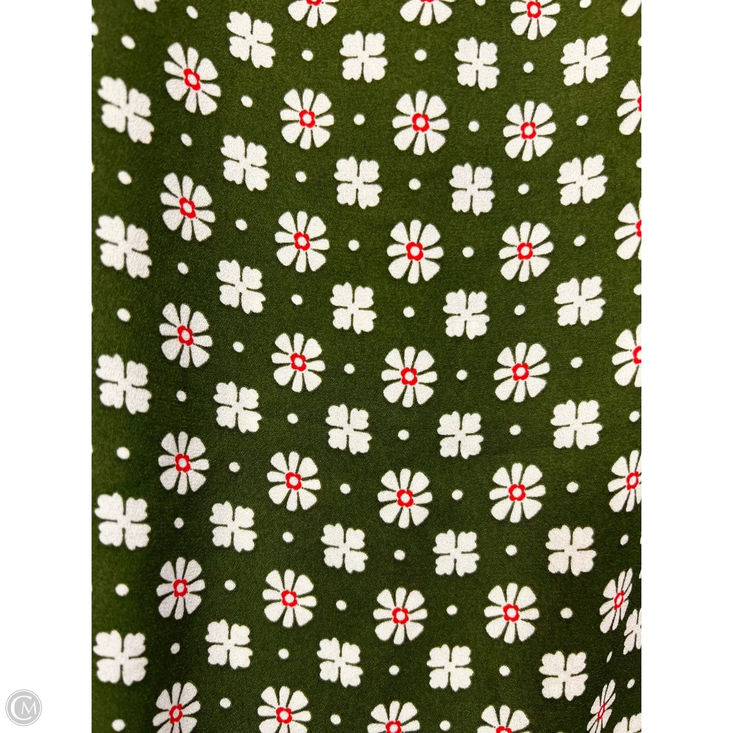 Top Sleeveless By Cabi In Green, Size: M