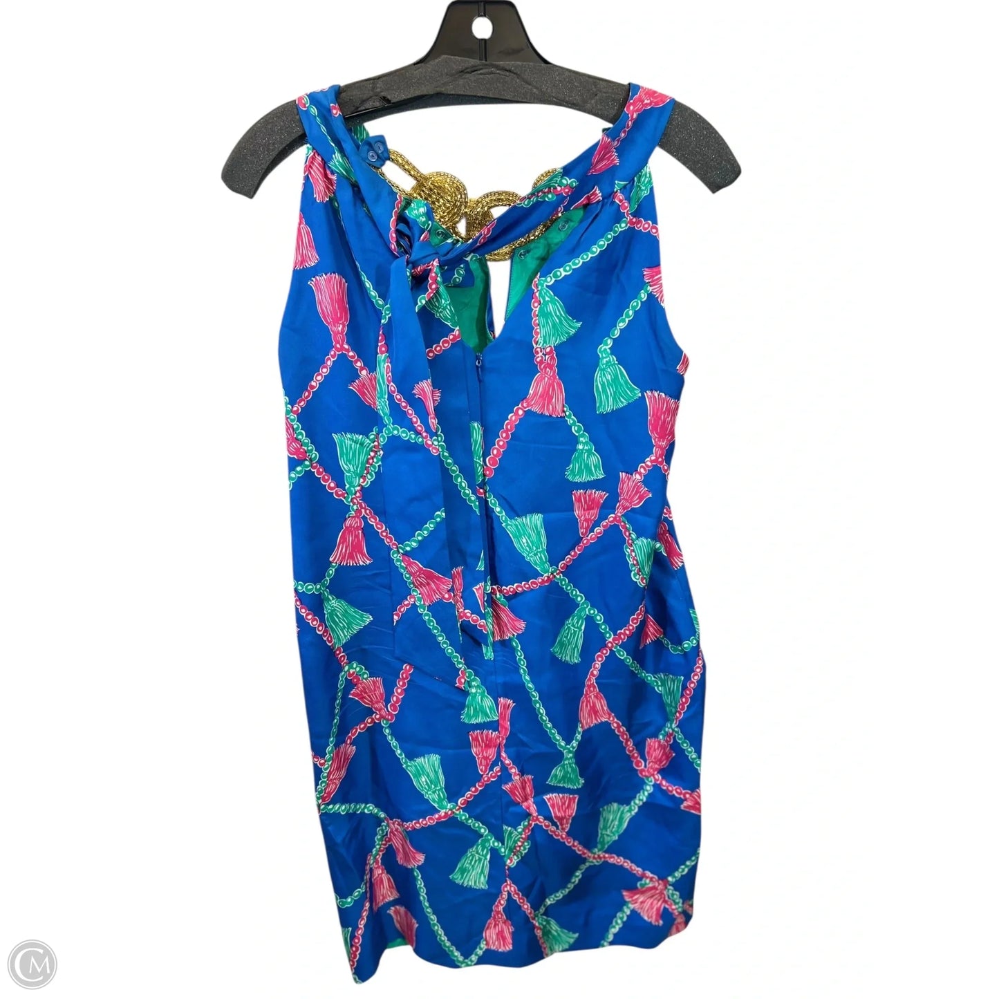 Dress Casual Midi By Lilly Pulitzer In Blue & Green, Size: 0