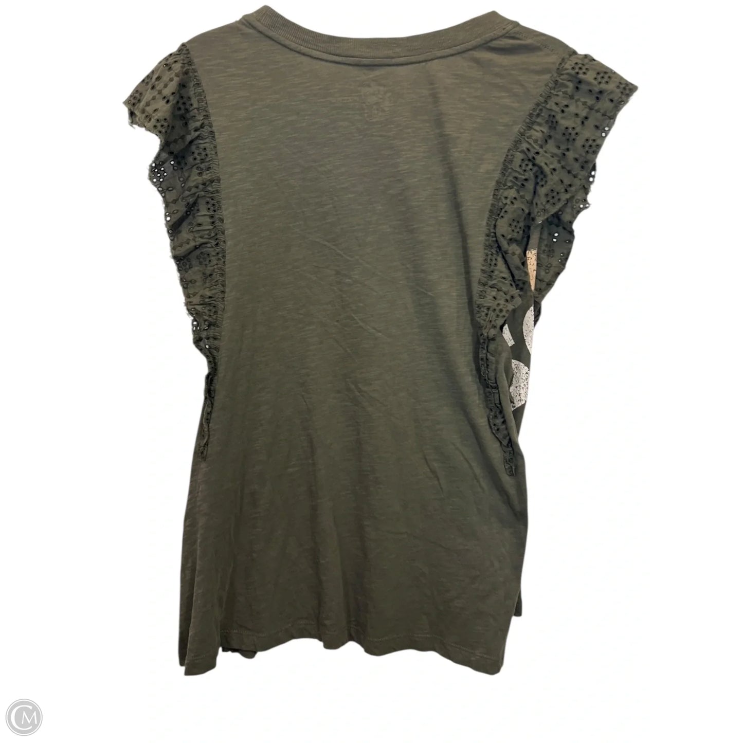 Top Sleeveless Designer By Pilcro In Green, Size: M