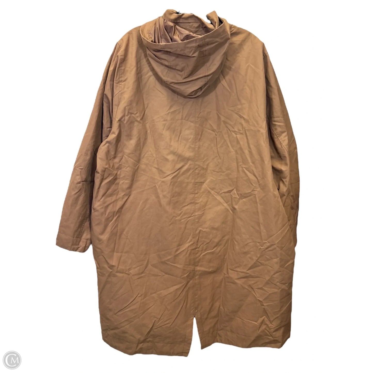 Coat Raincoat By Lands End In Copper, Size: 2x