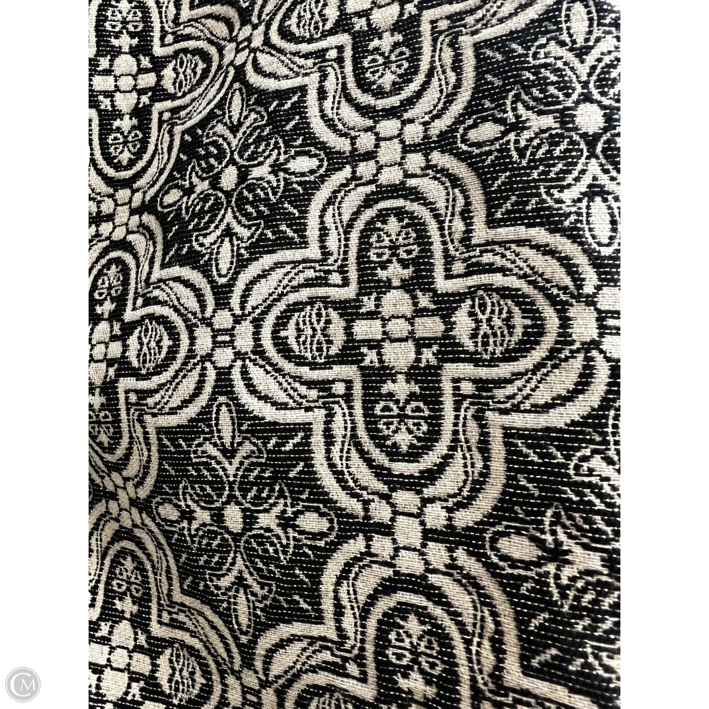 Skirt Midi By Talbots In Black & Gold, Size: Xl