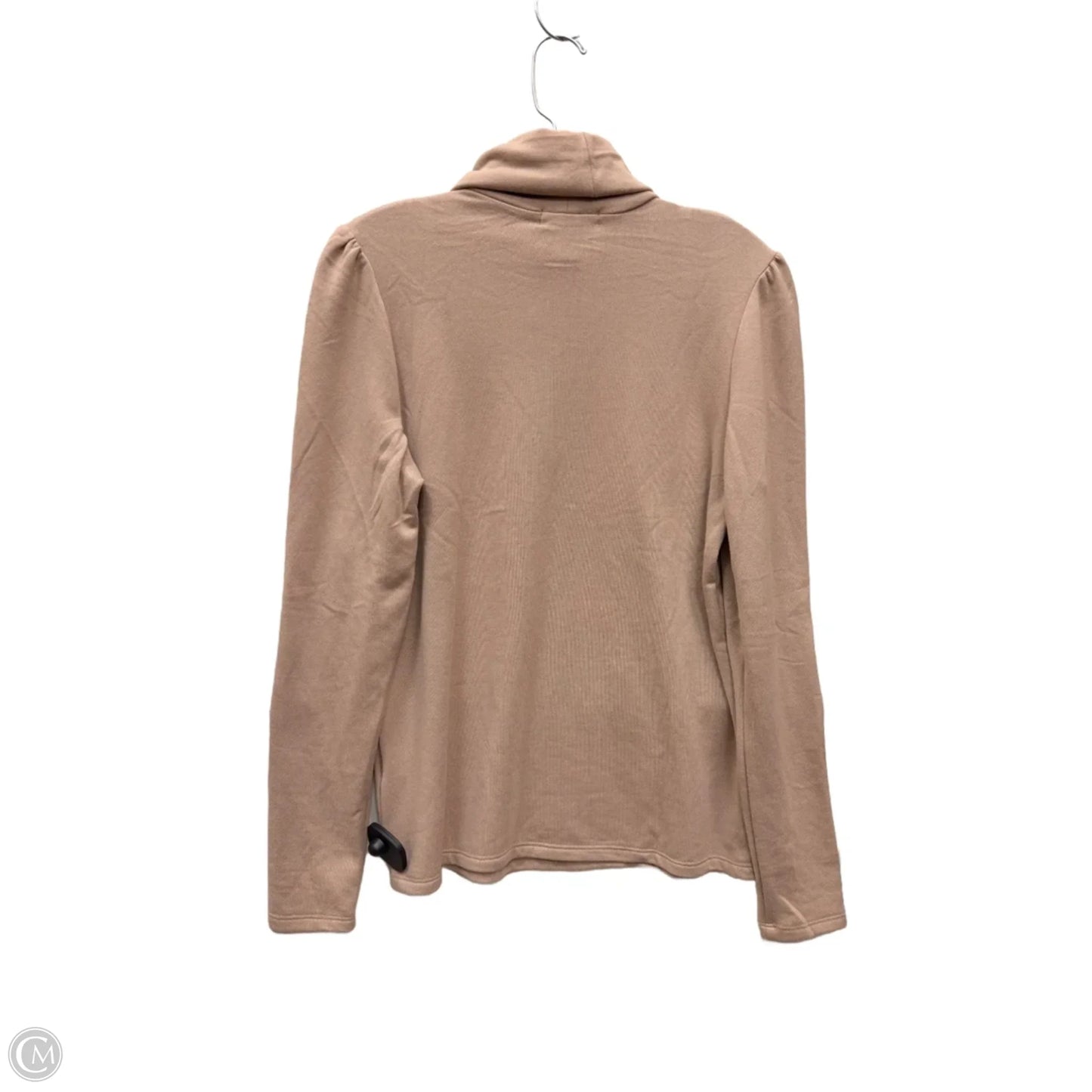 Top Long Sleeve By Gibsonlook In Tan, Size: M