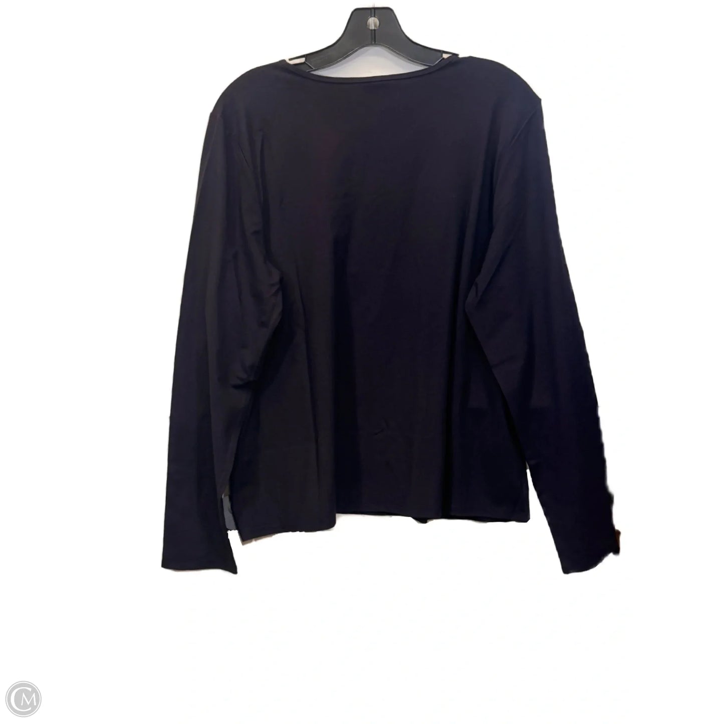 Top Long Sleeve Designer By Eileen Fisher In Purple, Size: Xl