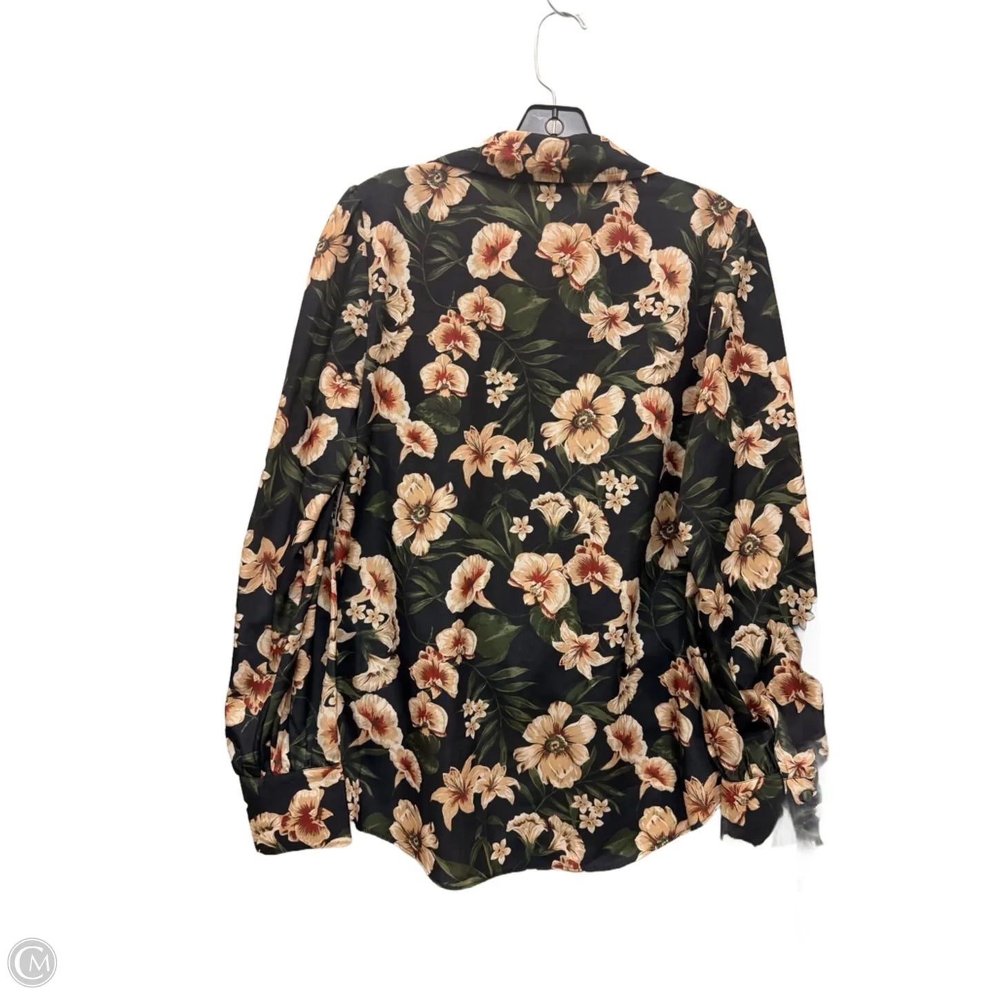 Top Long Sleeve By Rachel Zoe In Floral Print, Size: S