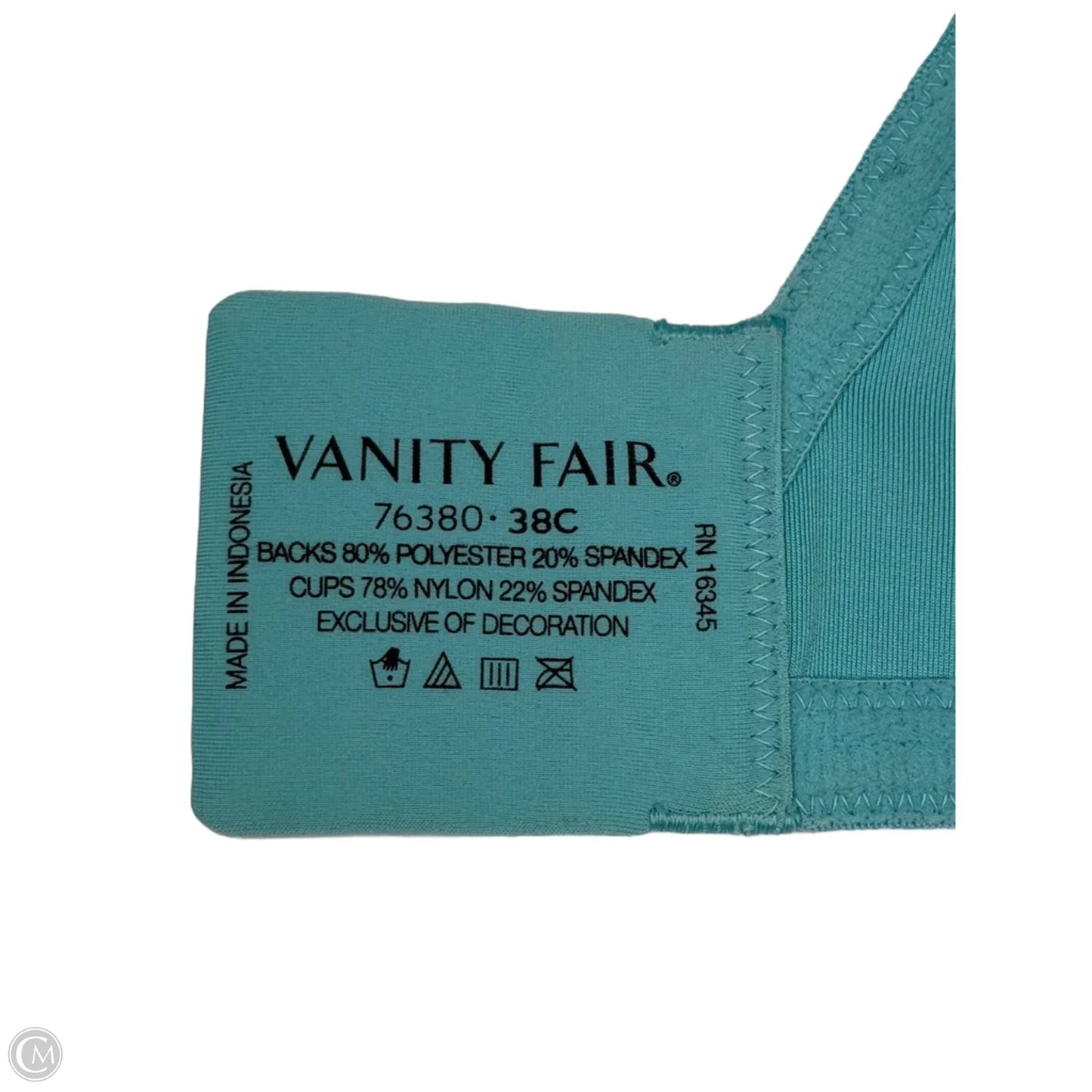 Bra By Vanity Fair, Size: 38C