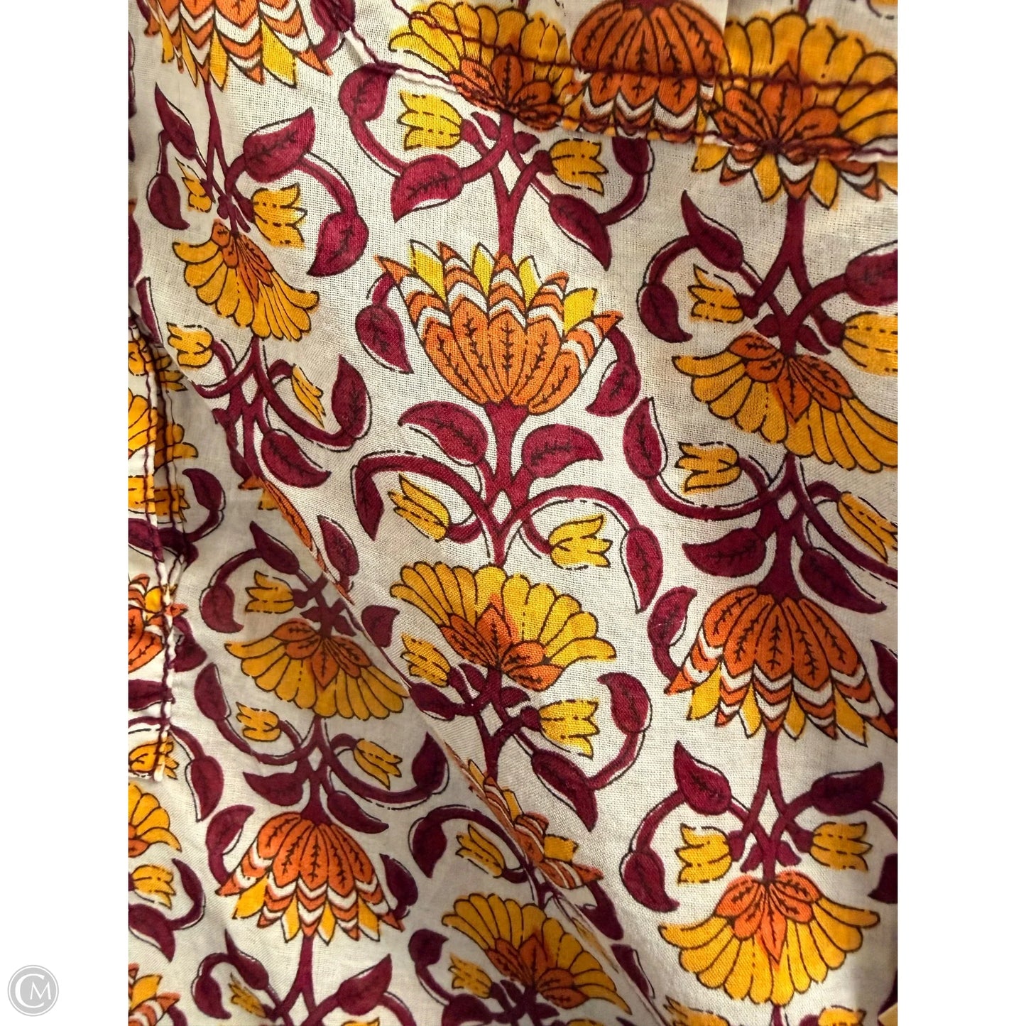 Tunic Designer By Tory Burch In Orange & Purple, Size: M