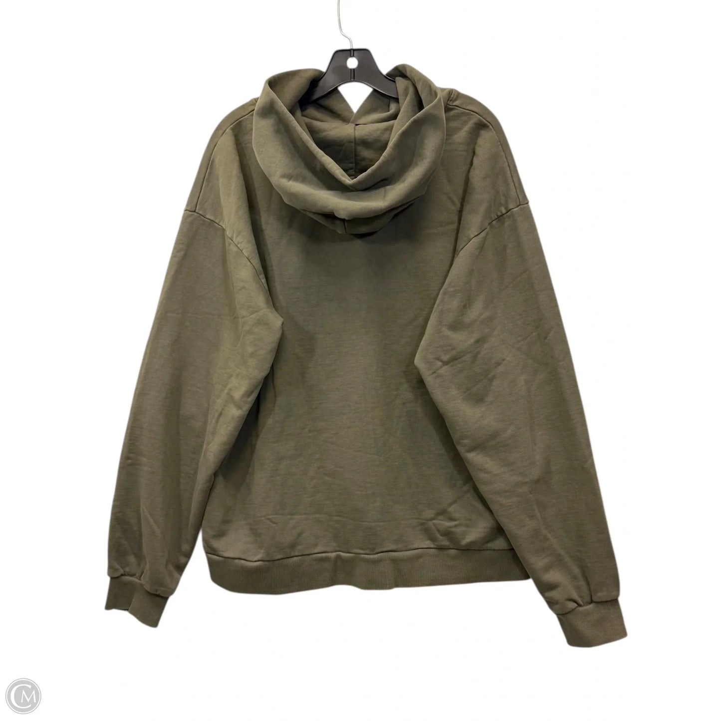 Sweatshirt Hoodie By MNML In Green, Size: L