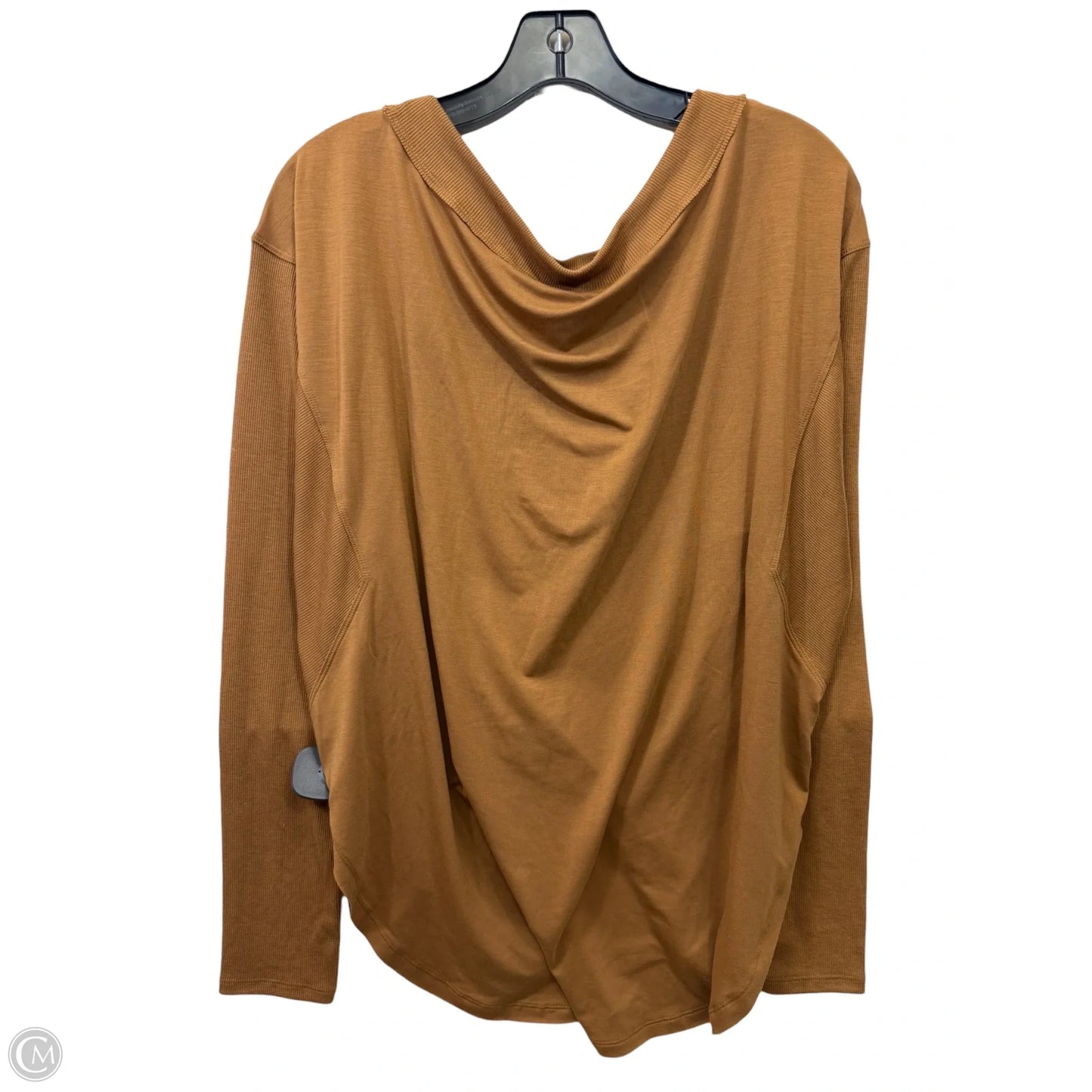 Top Long Sleeve By Joy Lab In Brown, Size: L