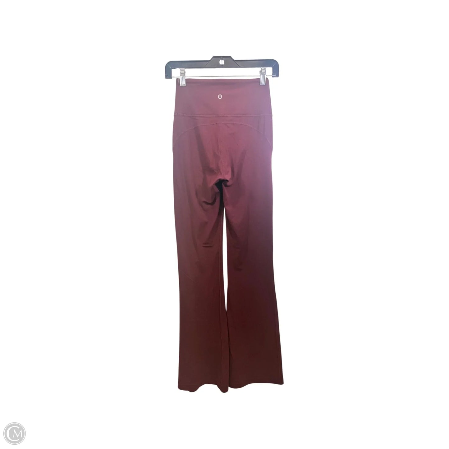 Athletic Leggings By Lululemon In Maroon, Size: 4