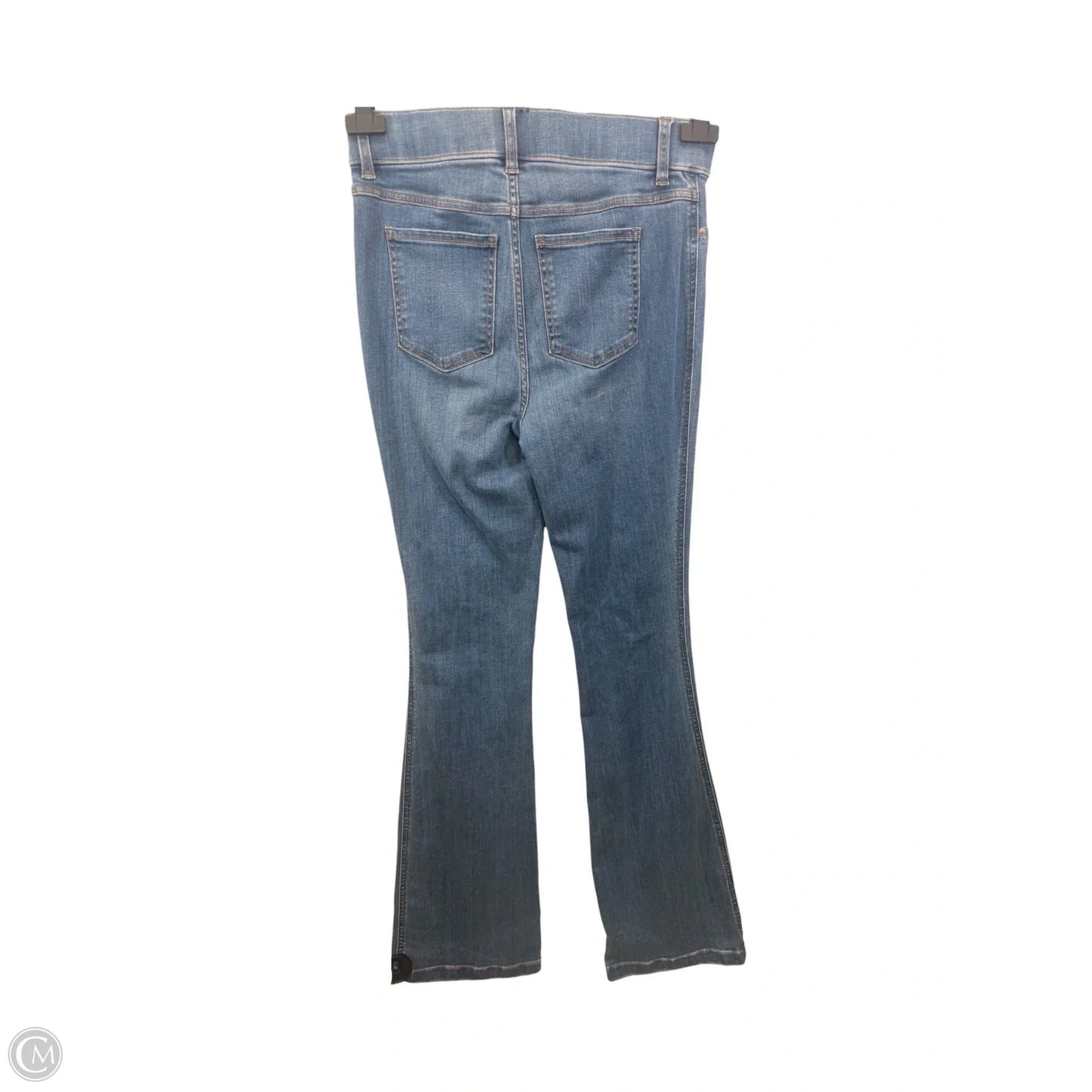 Jeans Flared By Spanx In Blue Denim, Size: M