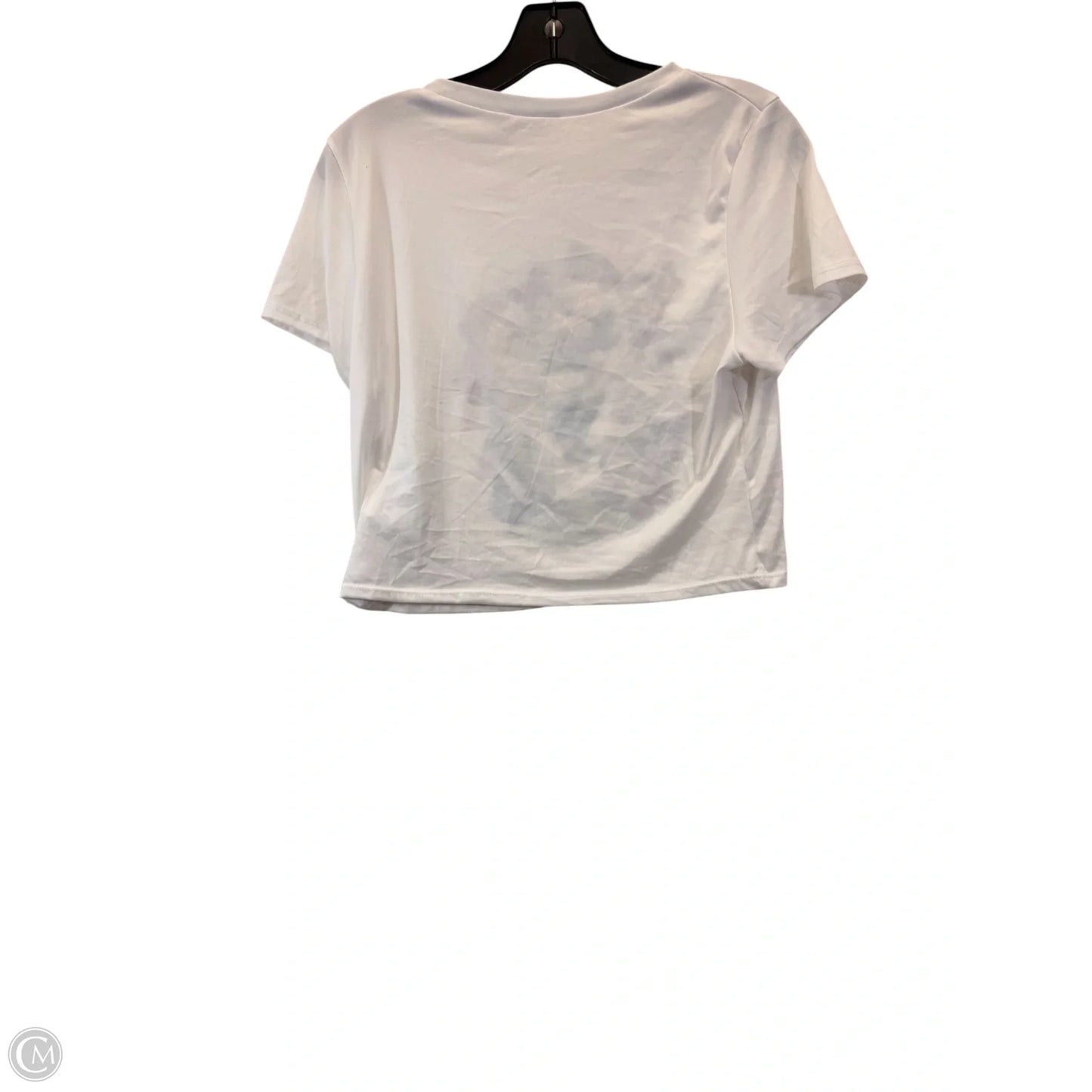 Top Short Sleeve By Santory In White, Size: L