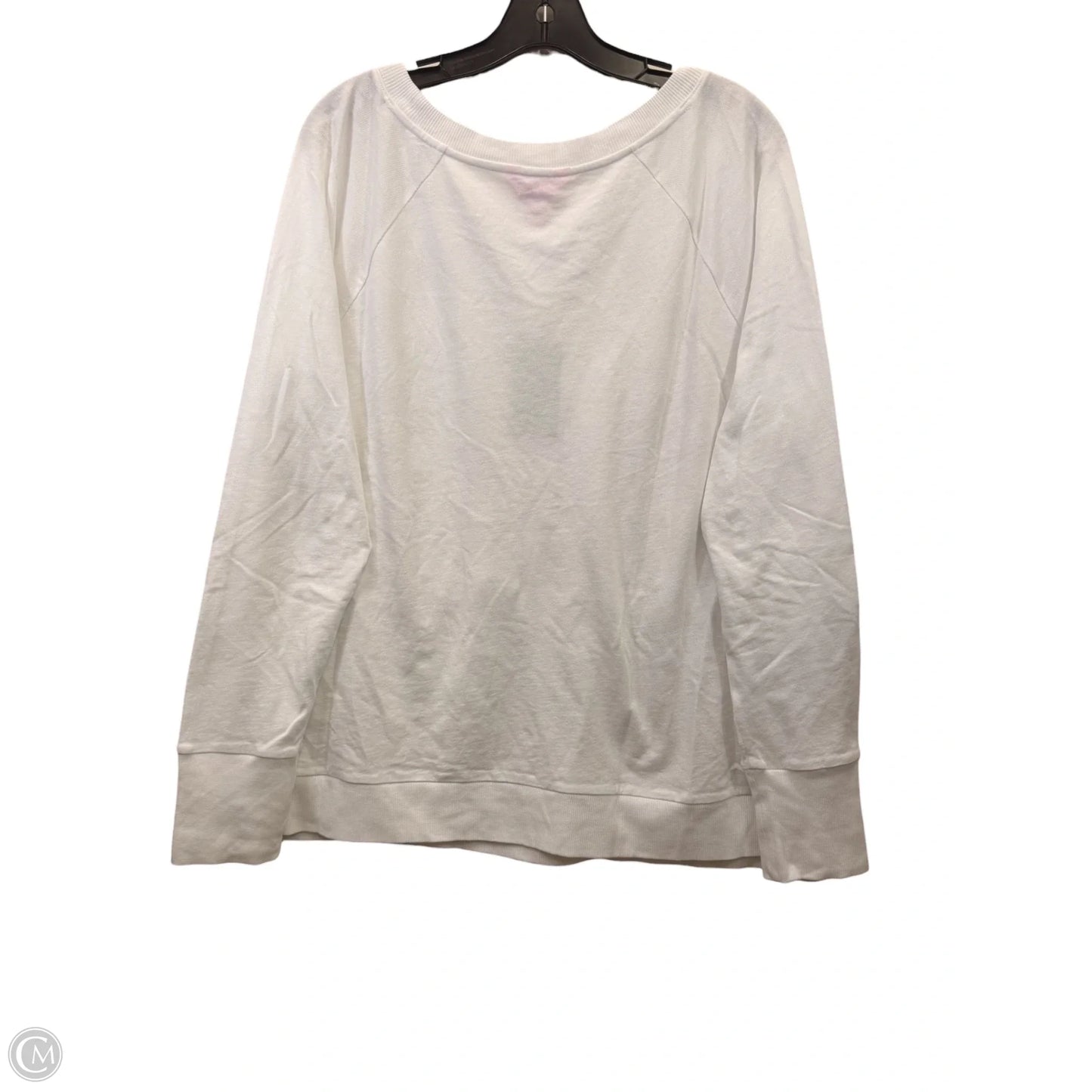 Top Long Sleeve Designer By Lilly Pulitzer In White, Size: Xl
