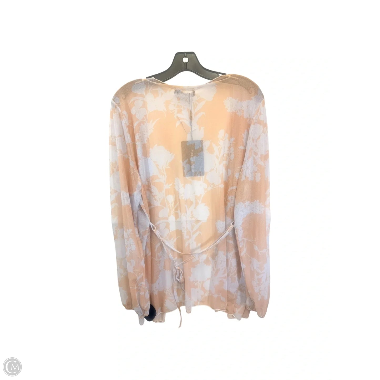 Swimwear Cover-up By Pretty Little Thing In Purple & Tan, Size: S