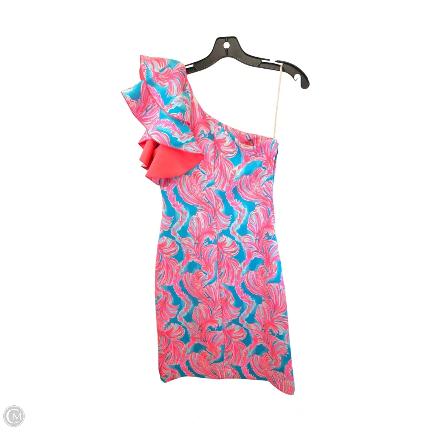 Dress Designer By Lilly Pulitzer In Blue & Pink, Size: Xs