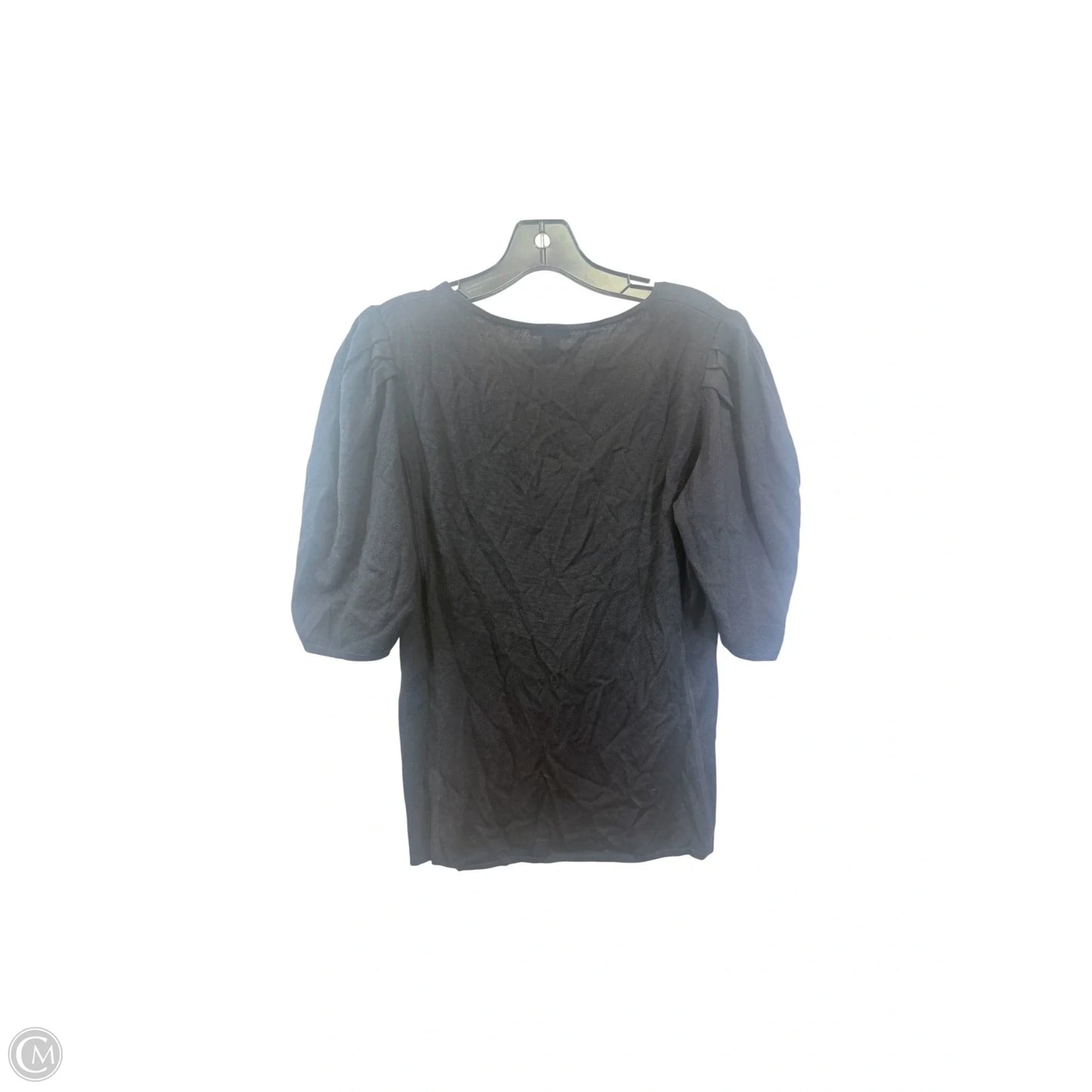 Top Short Sleeve By Lewit In Black, Size: Xl