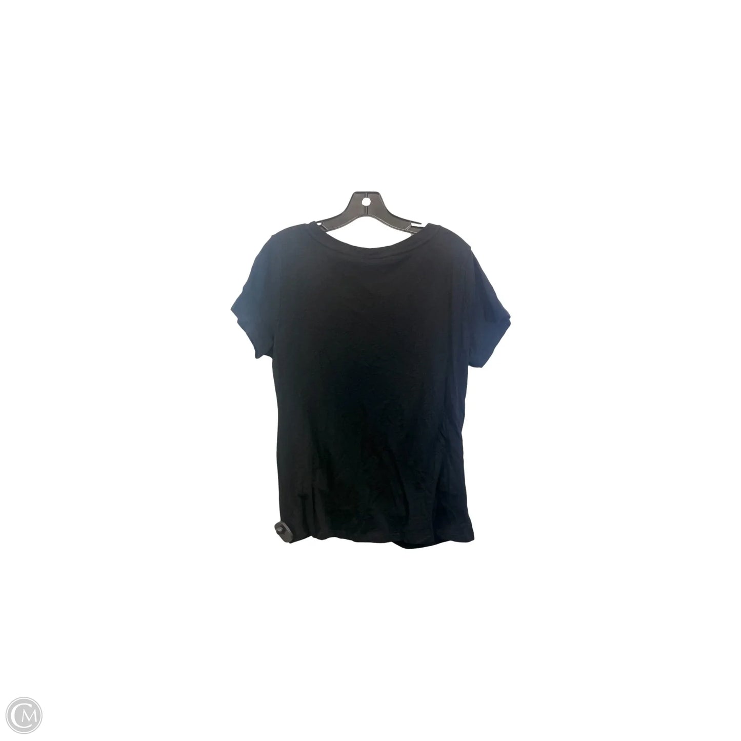 Top Short Sleeve Basic By Allison Joy In Black, Size: M
