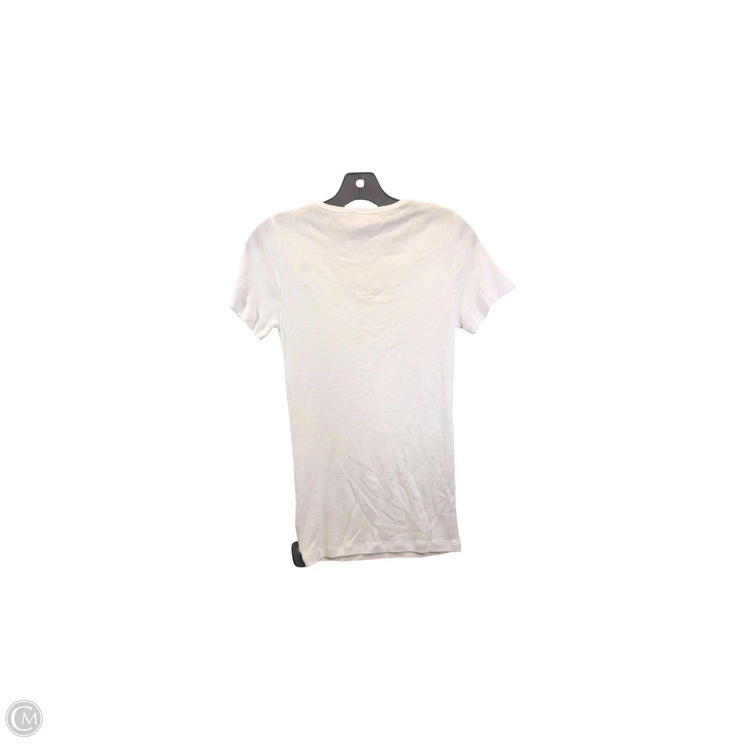 Top Short Sleeve Basic By Gap In White, Size: M