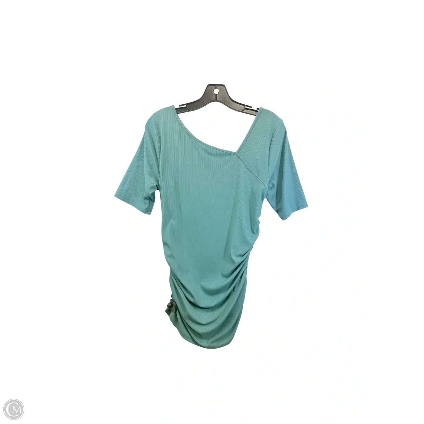 Top Short Sleeve By Nine West In Green, Size: L
