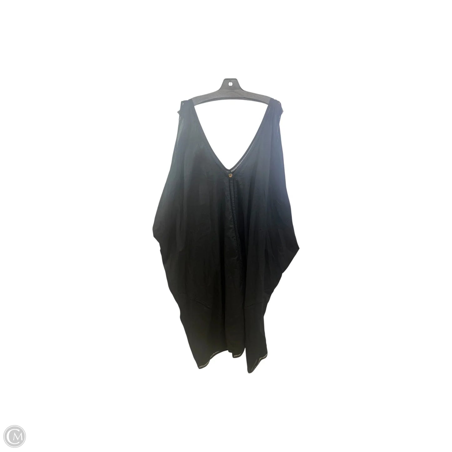 Swimwear Cover-up By ArteSands In Black, Size: 3x