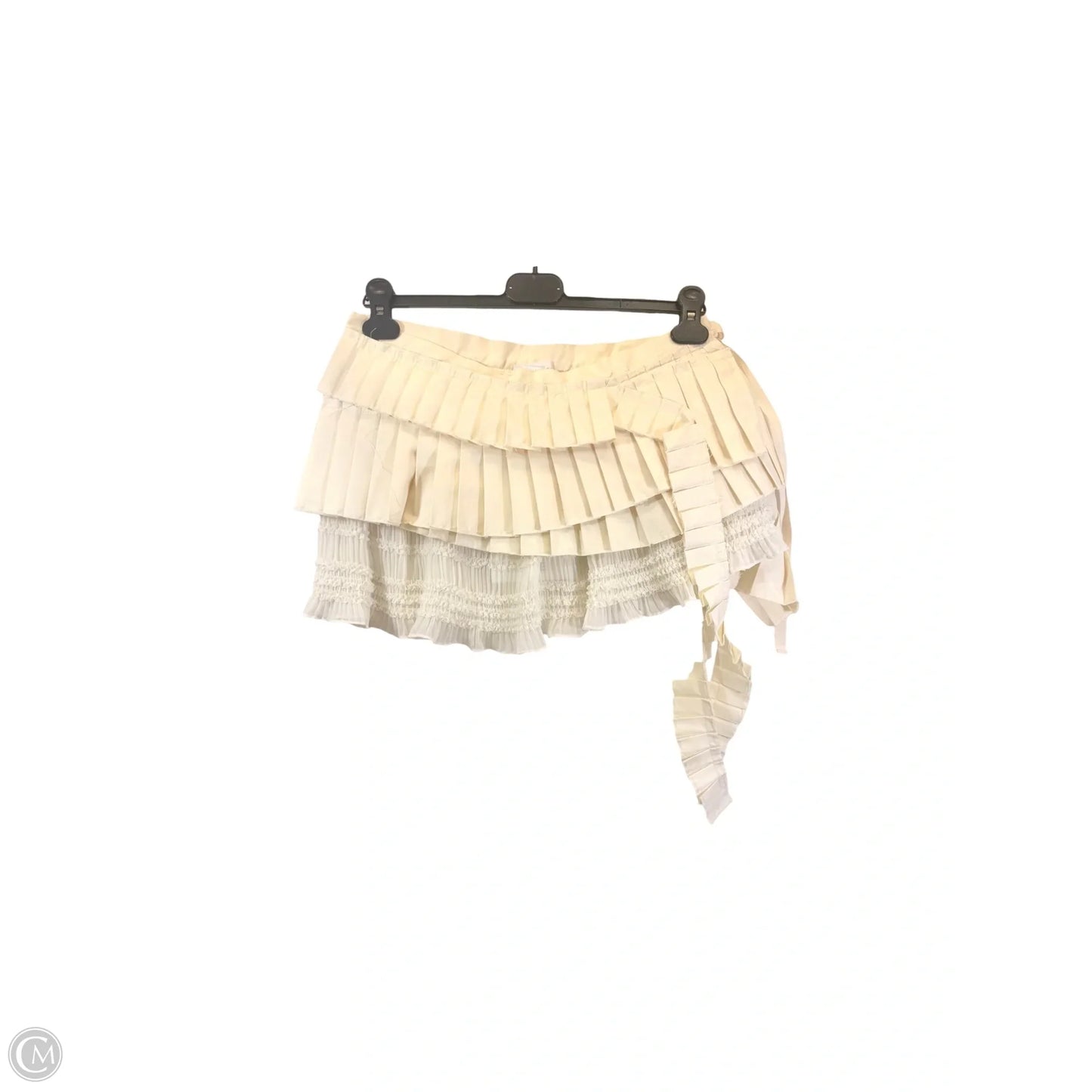 Skirt Mini & Short By In Cream, Size: M