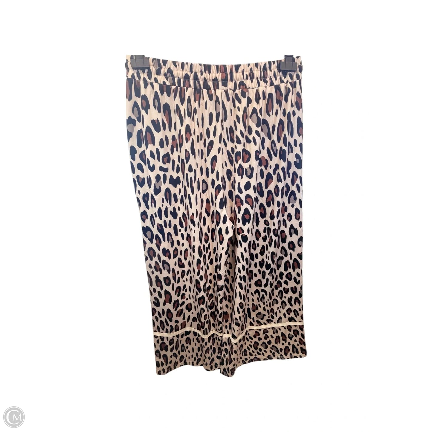 Pants Wide Leg In Animal Print, Size: Xl