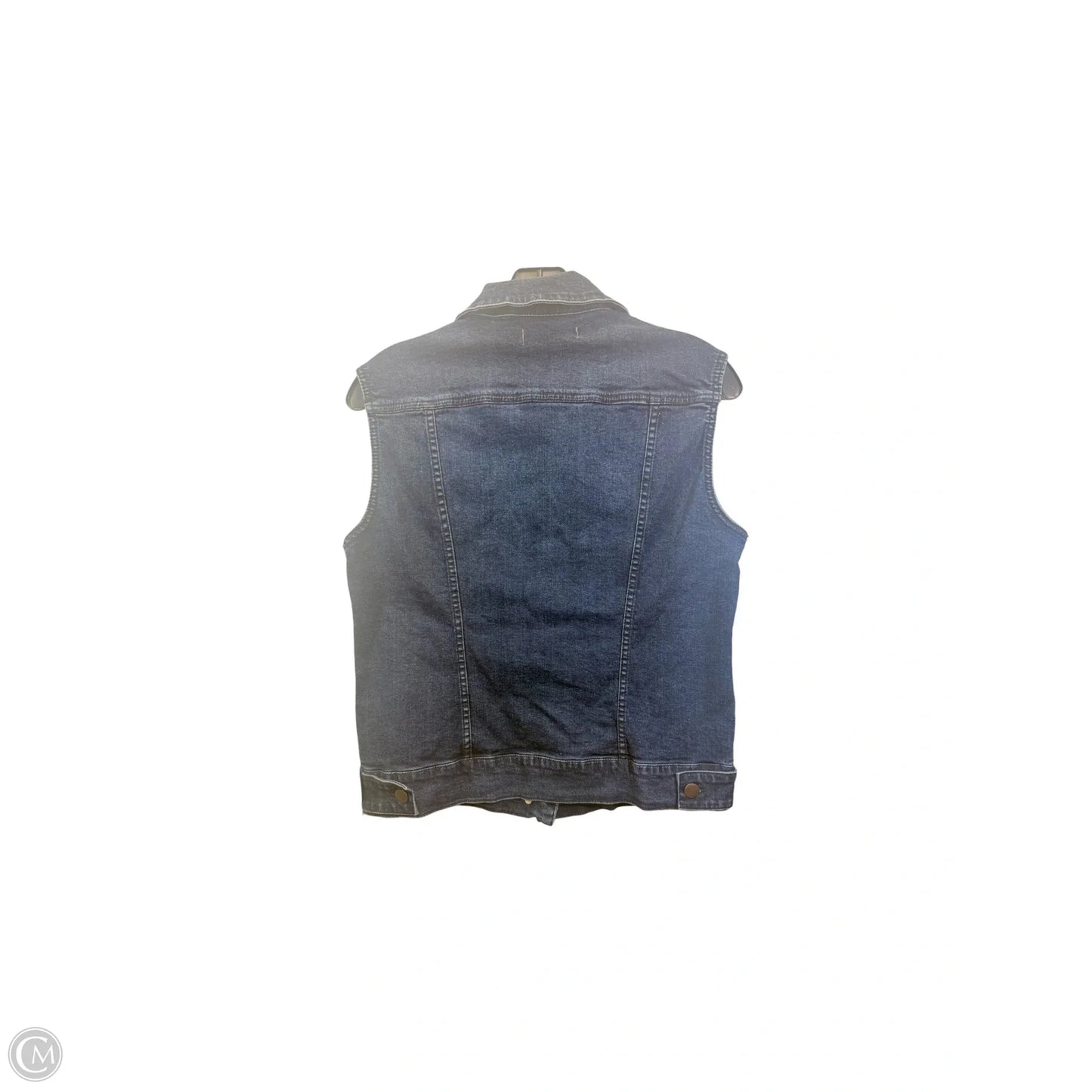 Vest Other By Wax Jean In Blue Denim, Size: M