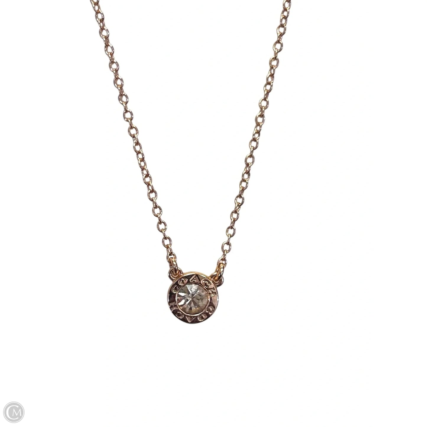 Necklace Chain By Coach, Size: 0