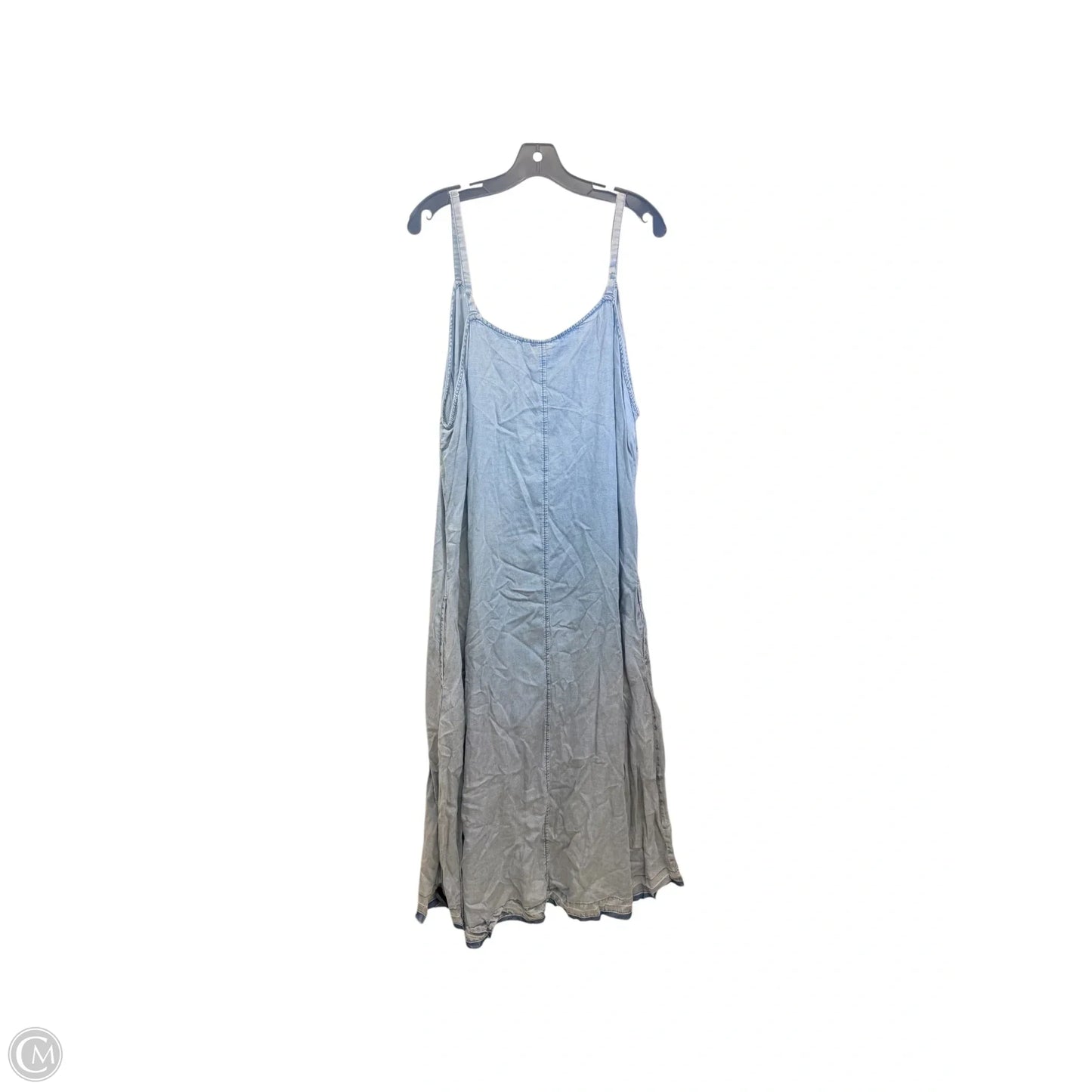 Dress Casual Maxi By Ashley Stewart In Blue Denim, Size: 3x