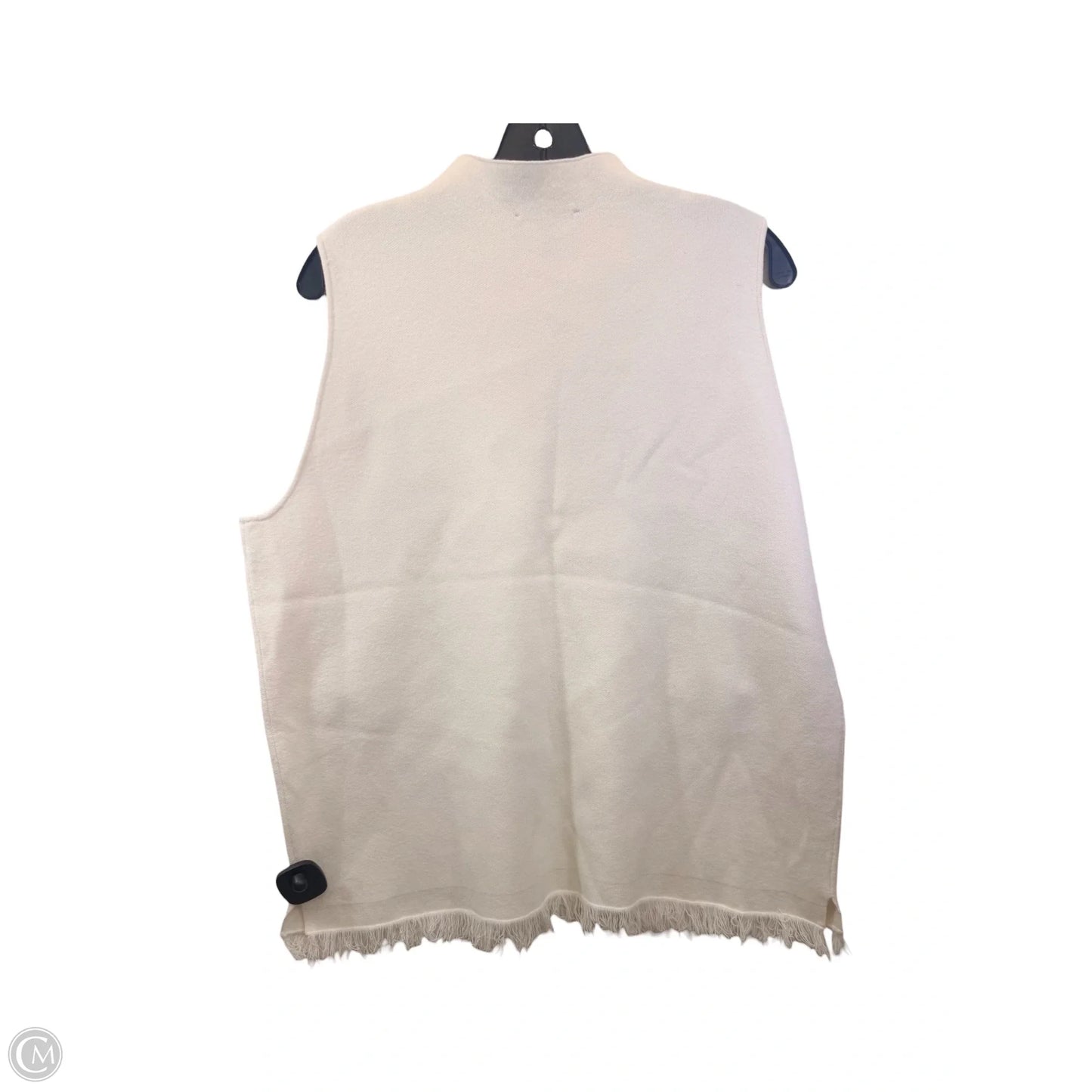 Top Sleeveless By Ann Taylor In Cream, Size: Xxl