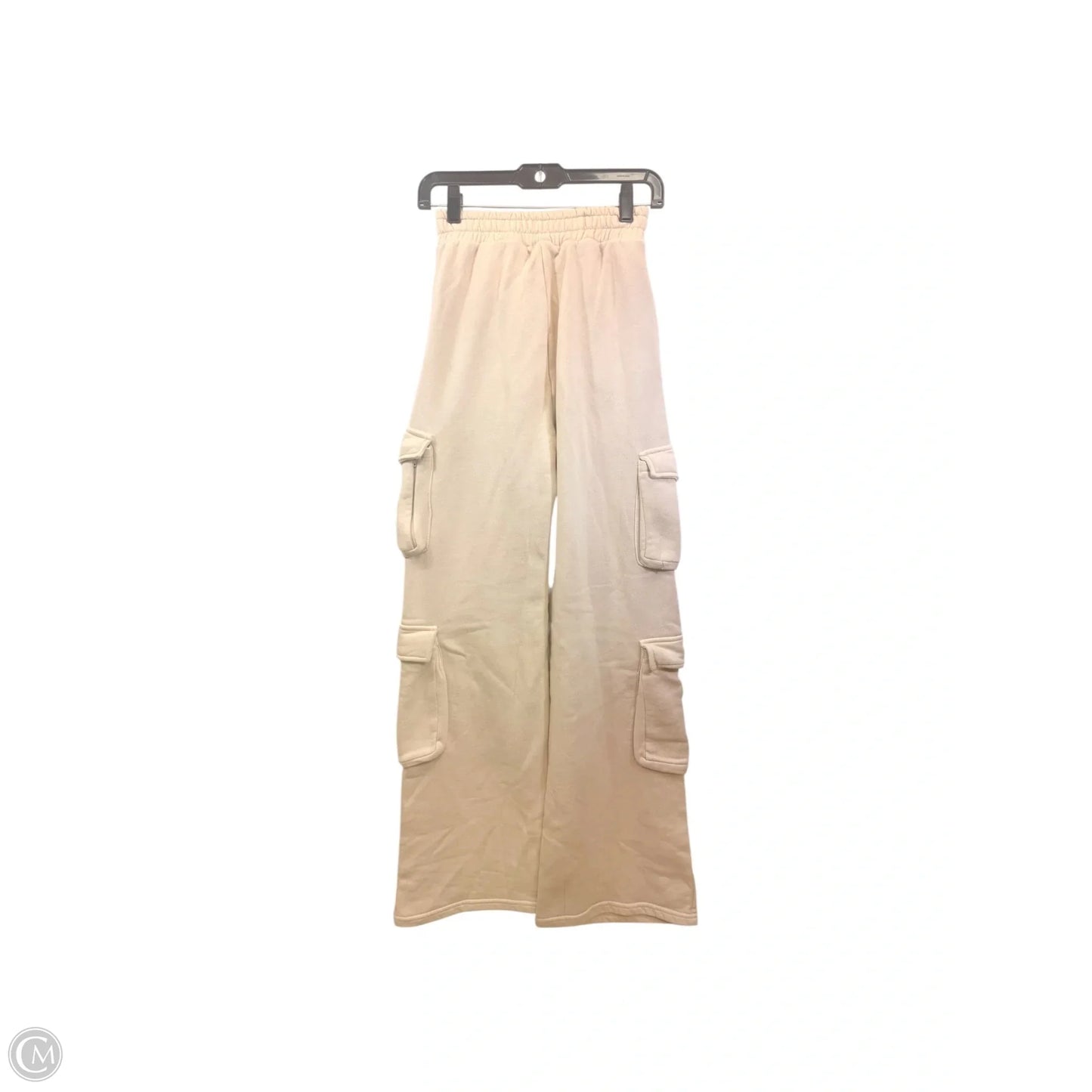 Pants Joggers By Boohoo Boutique In Cream, Size: S