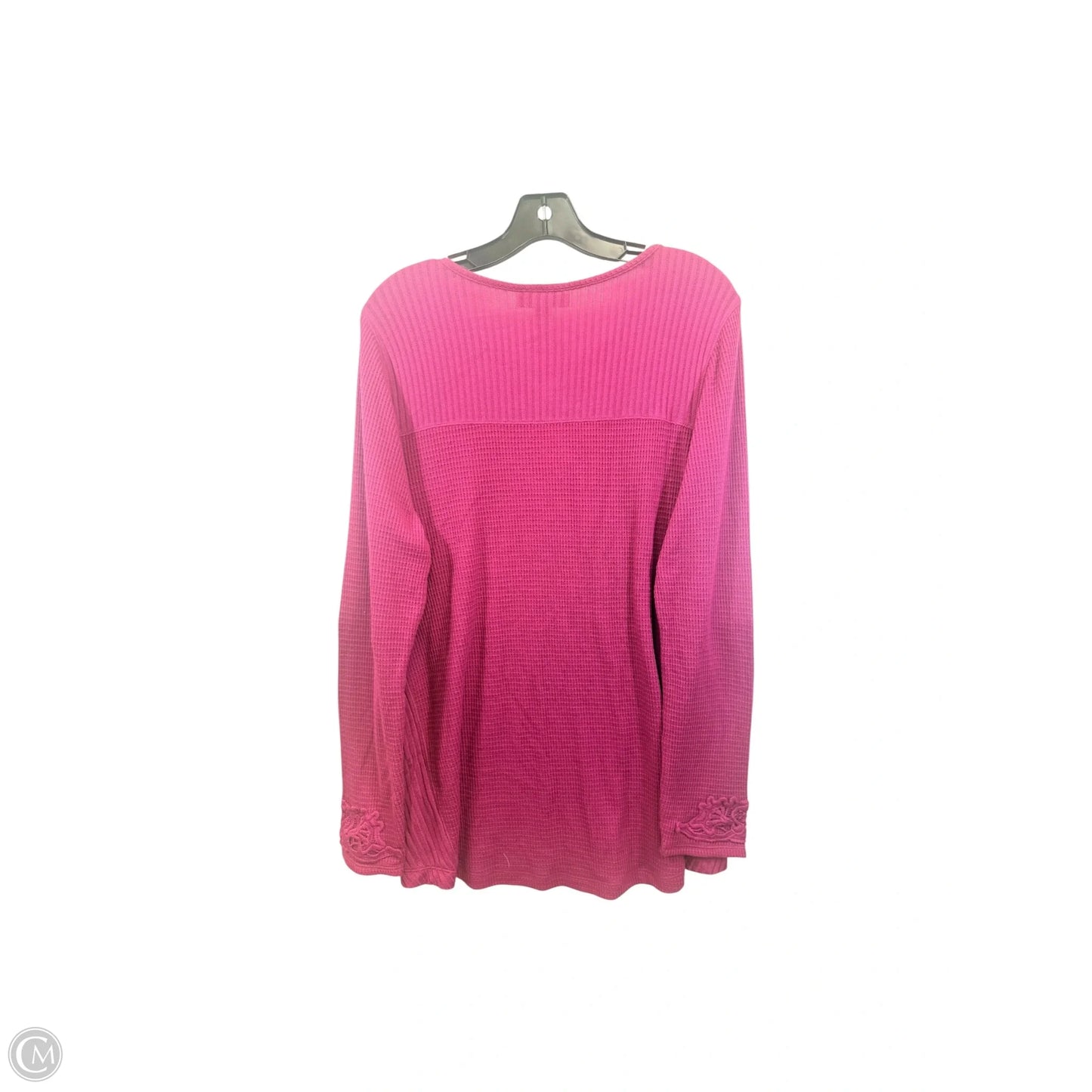 Top Long Sleeve By Style And Company In Purple, Size: L