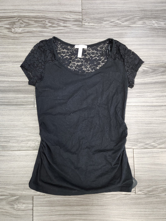 Maternity Top Short Sleeve By Clothes Mentor  Size: L