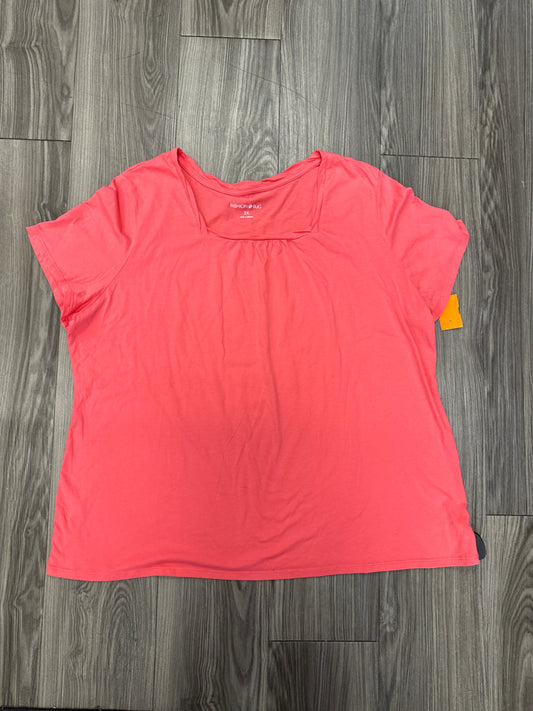 Top Short Sleeve By Fashion Bug  Size: 2x