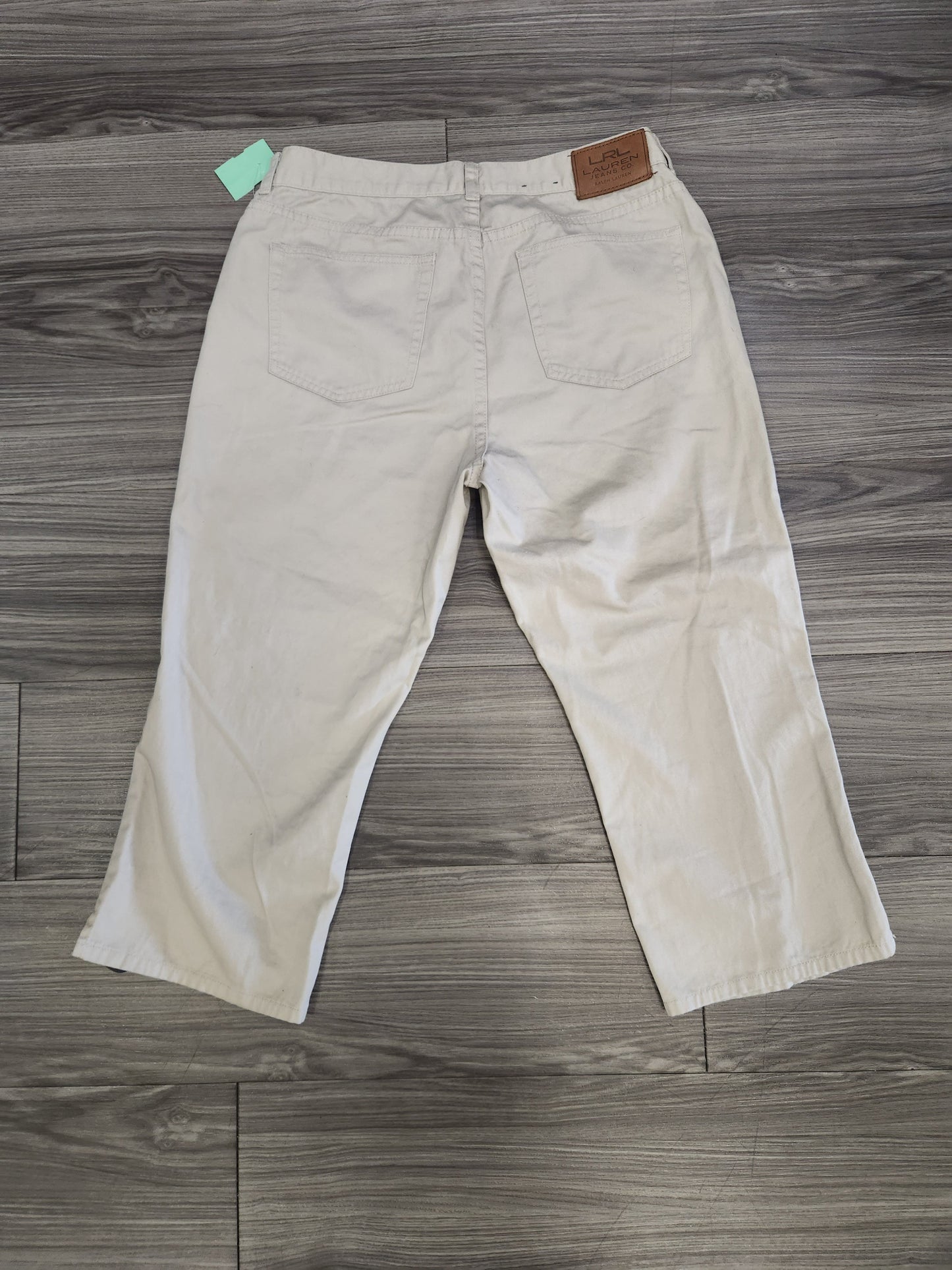 Tan Capris Lauren By Ralph Lauren, Size 10