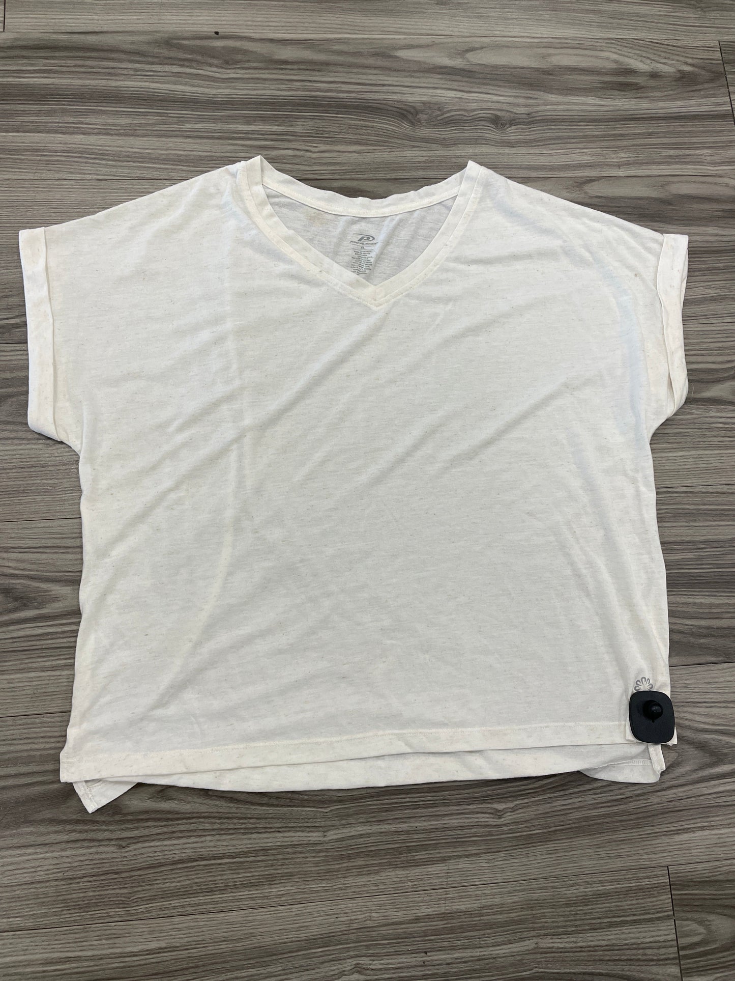 Cream Top Short Sleeve Pro Player, Size Xl