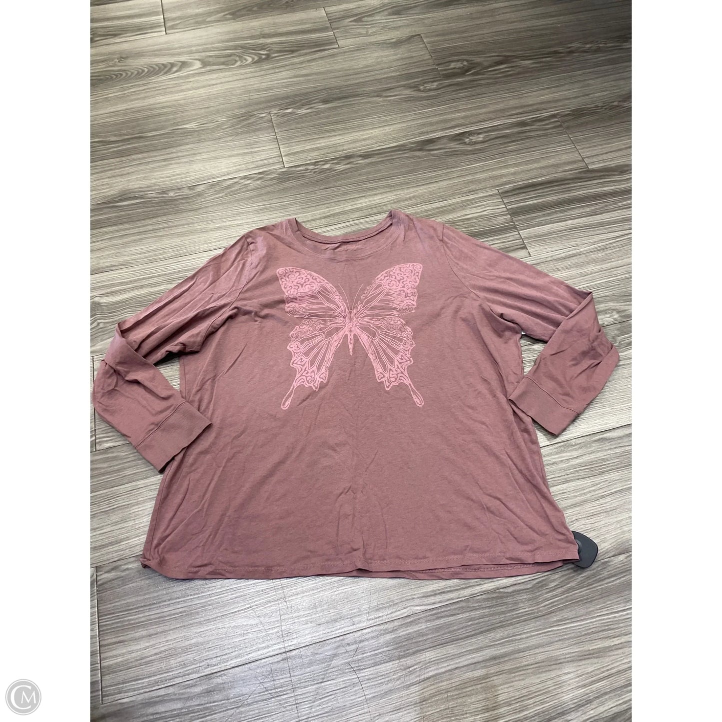 Top Long Sleeve By Torrid In Purple, Size: 2x