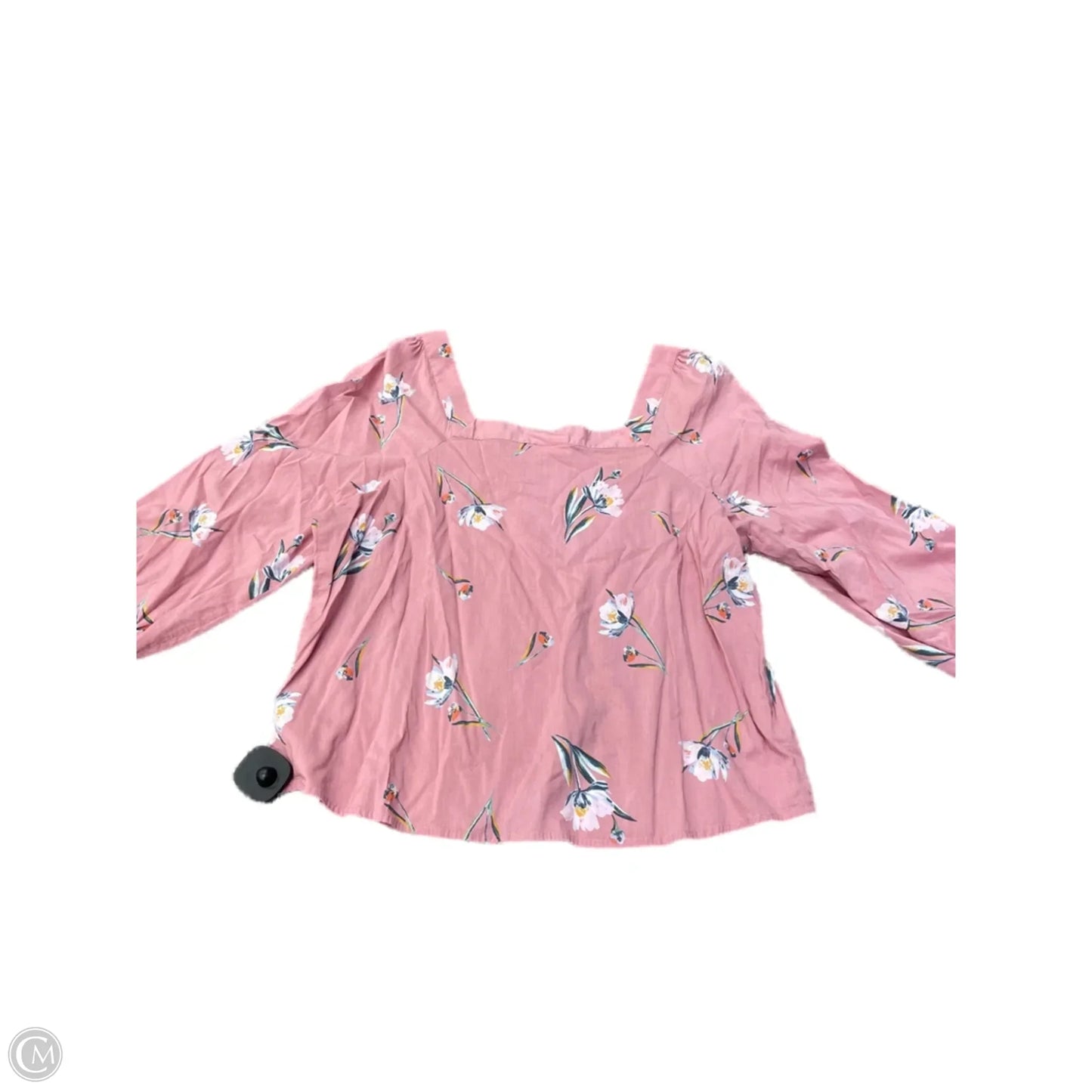 Top Long Sleeve By Ana In Floral Print, Size: L