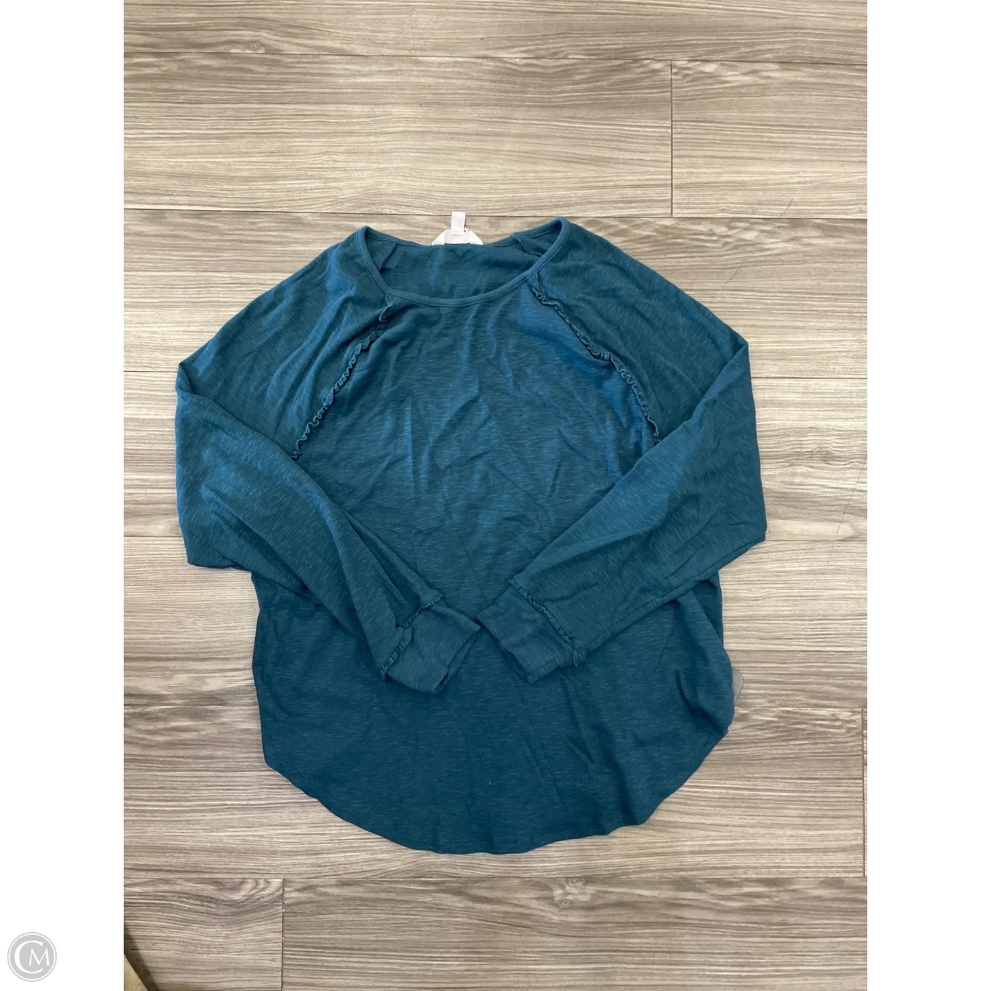 Top Long Sleeve Basic By Lc Lauren Conrad In Blue, Size: Xl