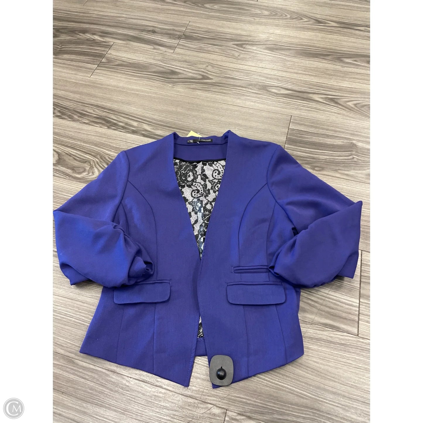 Blazer By Maurices In Purple, Size: L