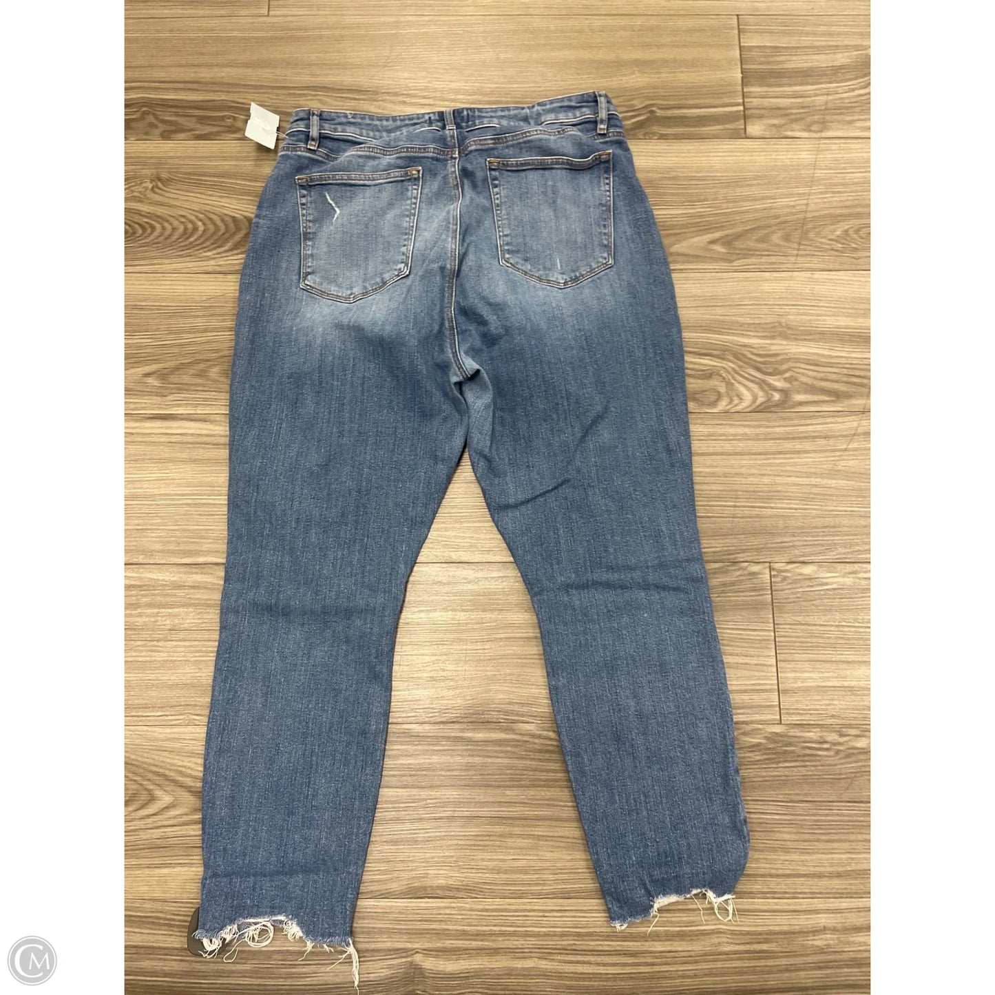 Jeans Skinny By Loft In Blue, Size: 12